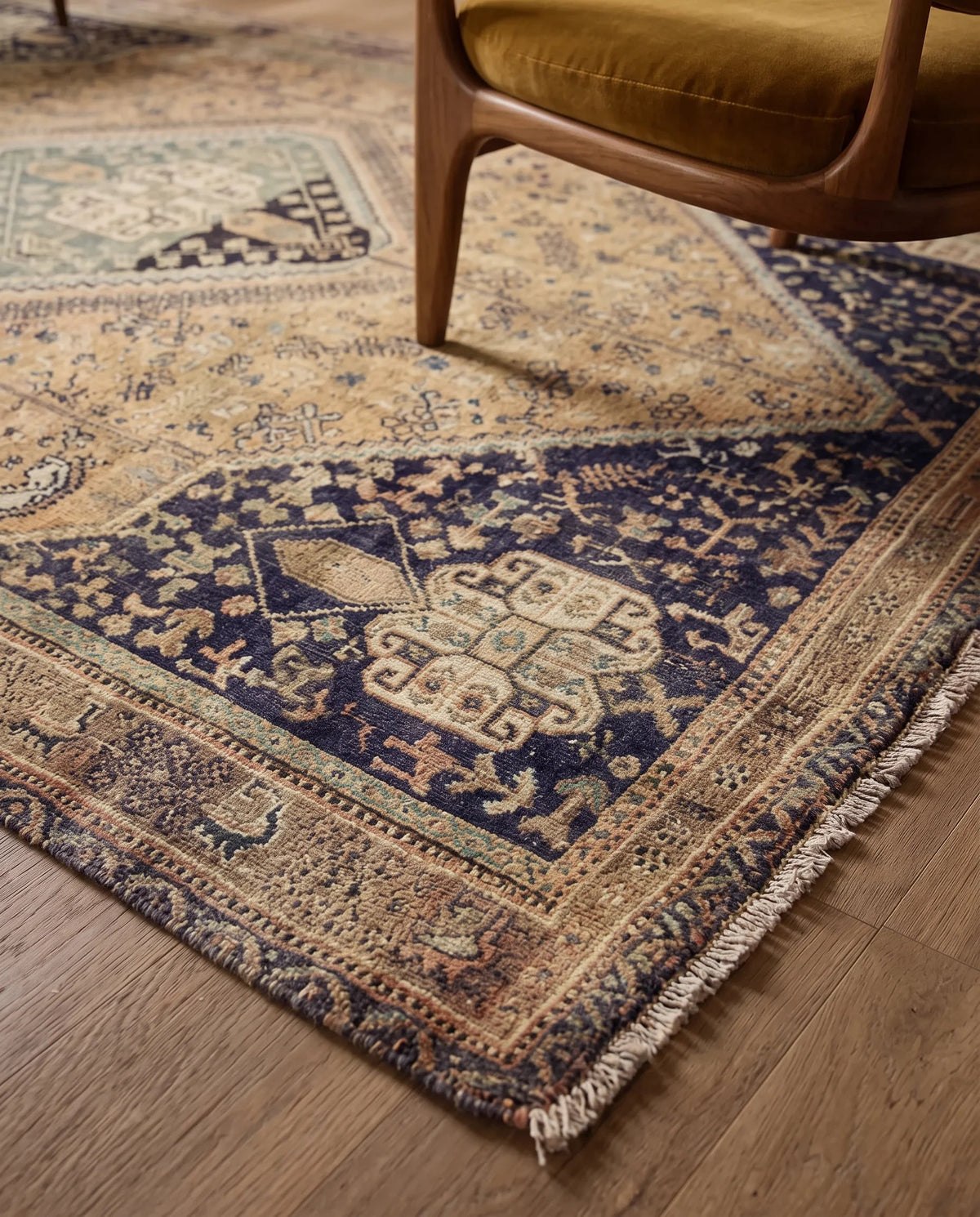 Vintage Persian Shiraz Rug