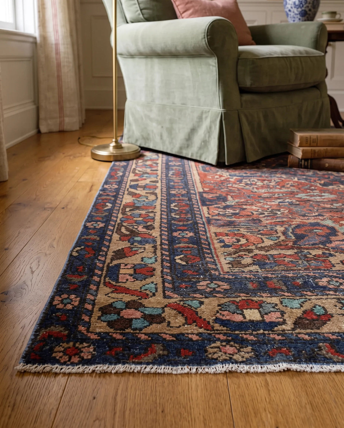 Vintage Persian Bakhtiari Rug