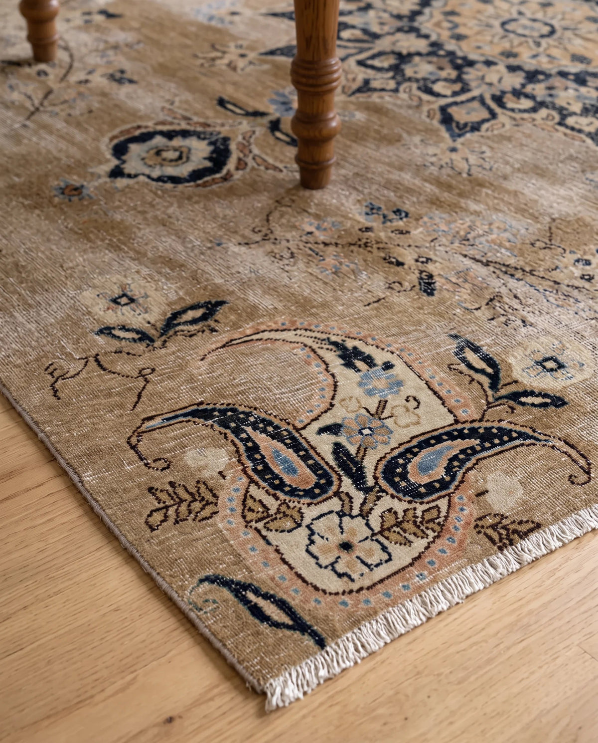 Vintage Persian Kerman Rug