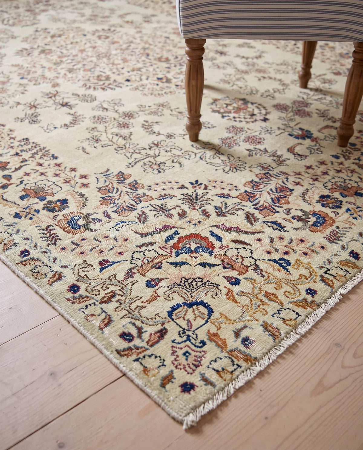 Vintage Persian Kerman Rug