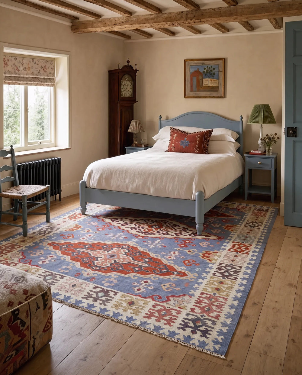 Vintage Serbian Pirot Kilim