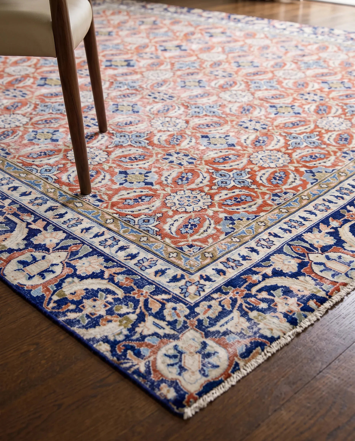 Vintage Persian Kerman Rug