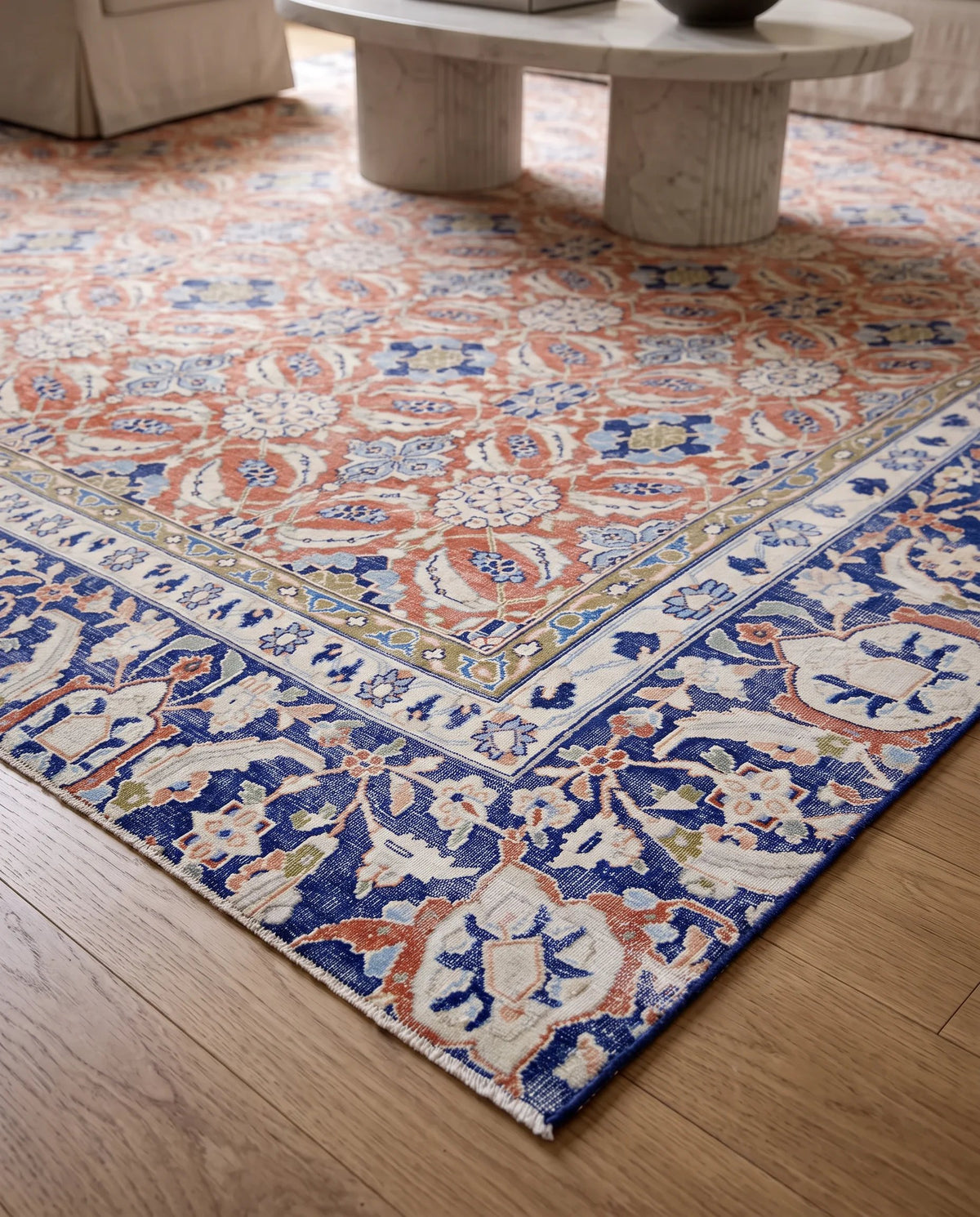 Vintage Persian Kerman Rug