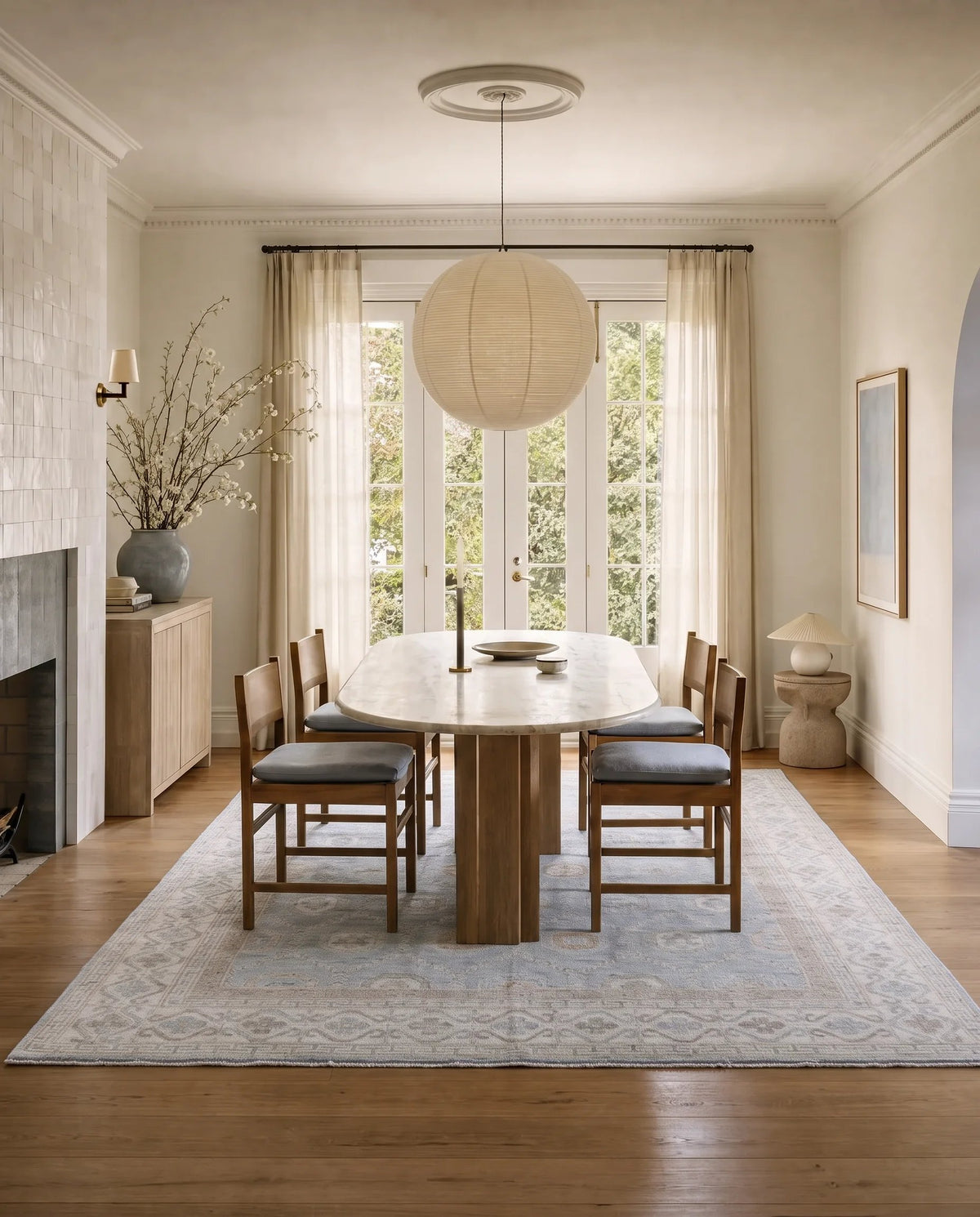 Transitional Oushak Rug