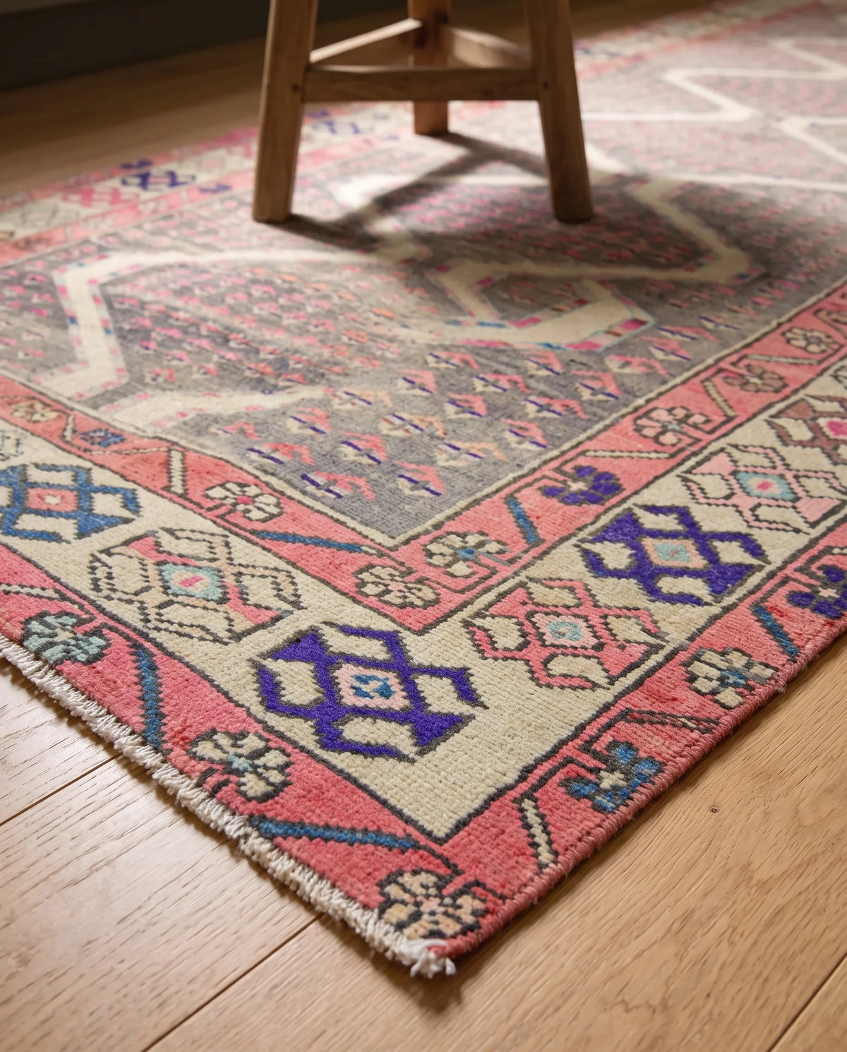 Vintage Persian Senneh Runner