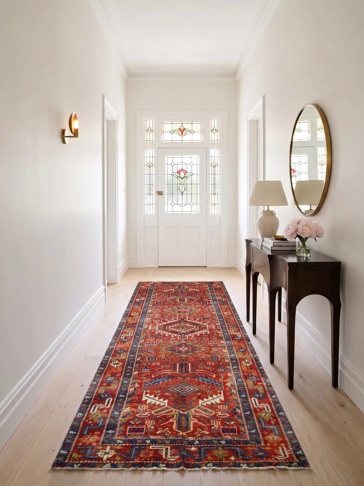 Vintage Persian Karaja Runner