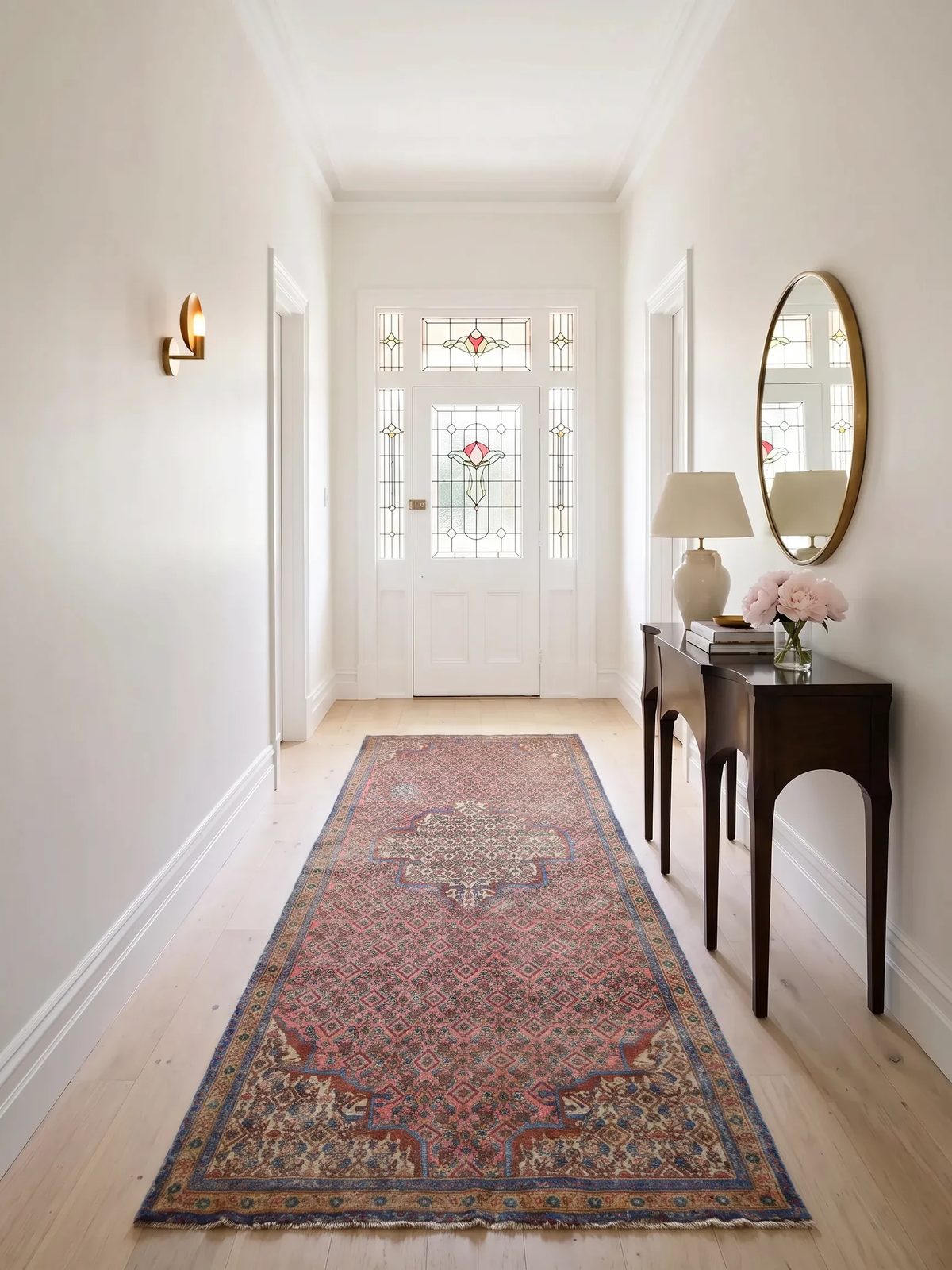 Vintage Persian Senneh Runner