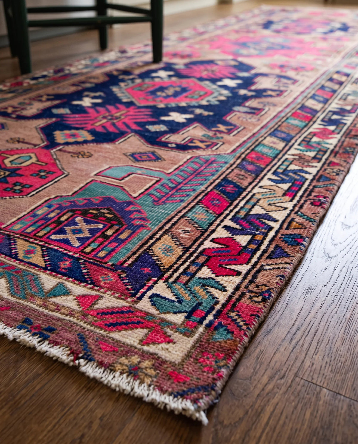 Vintage Persian Saveh Runner
