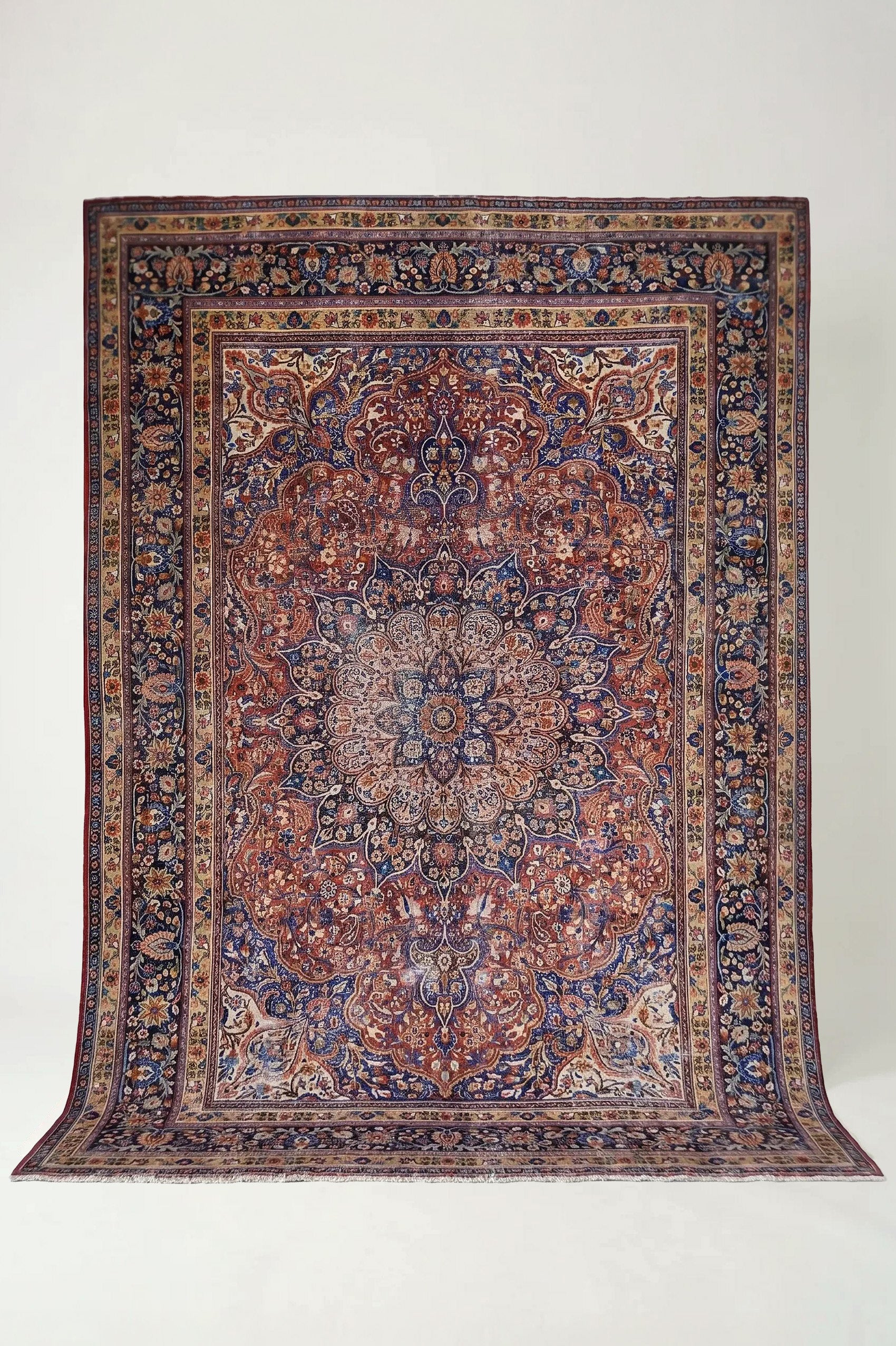 Vintage Persian Moud Rug