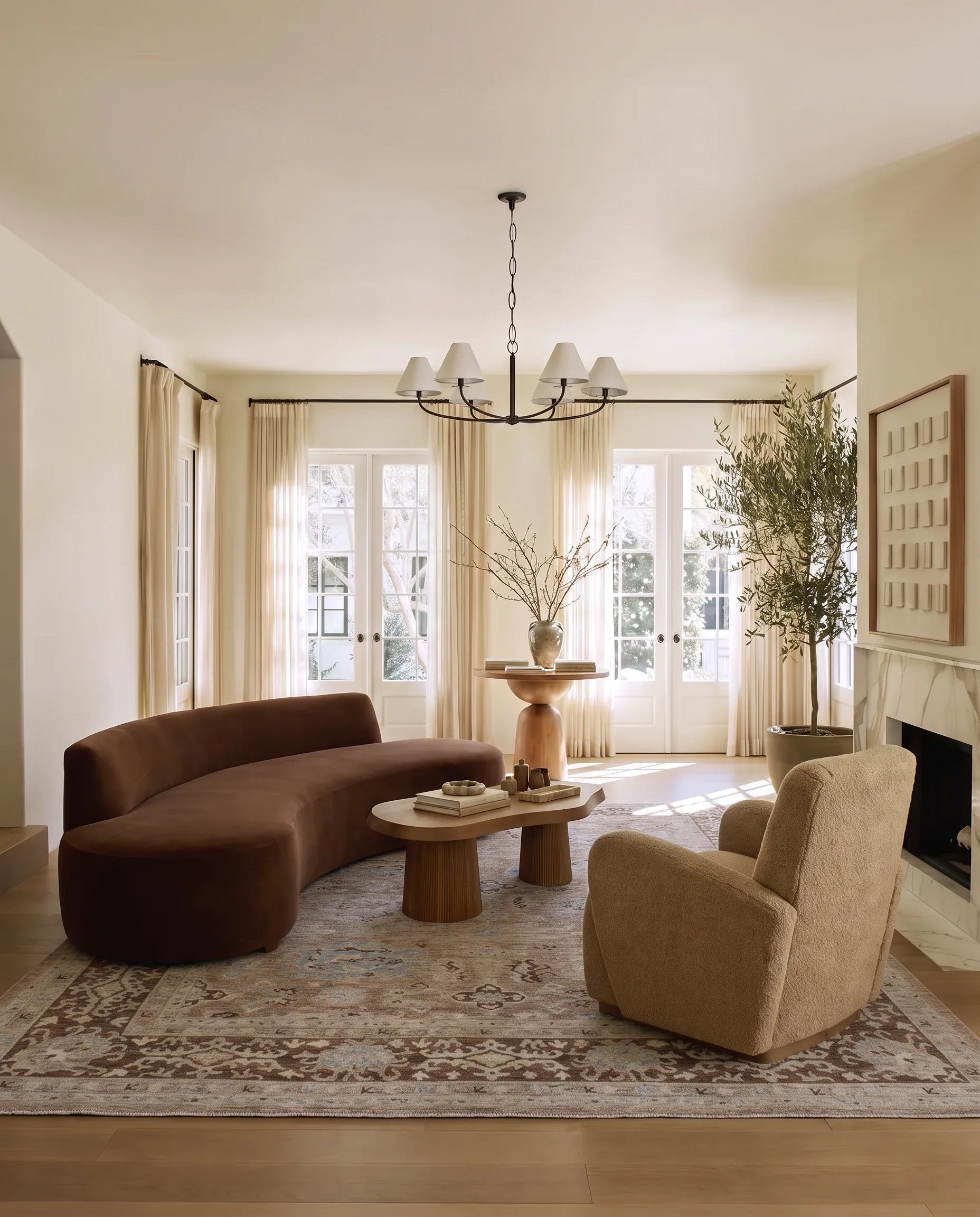 Transitional Oushak Rug