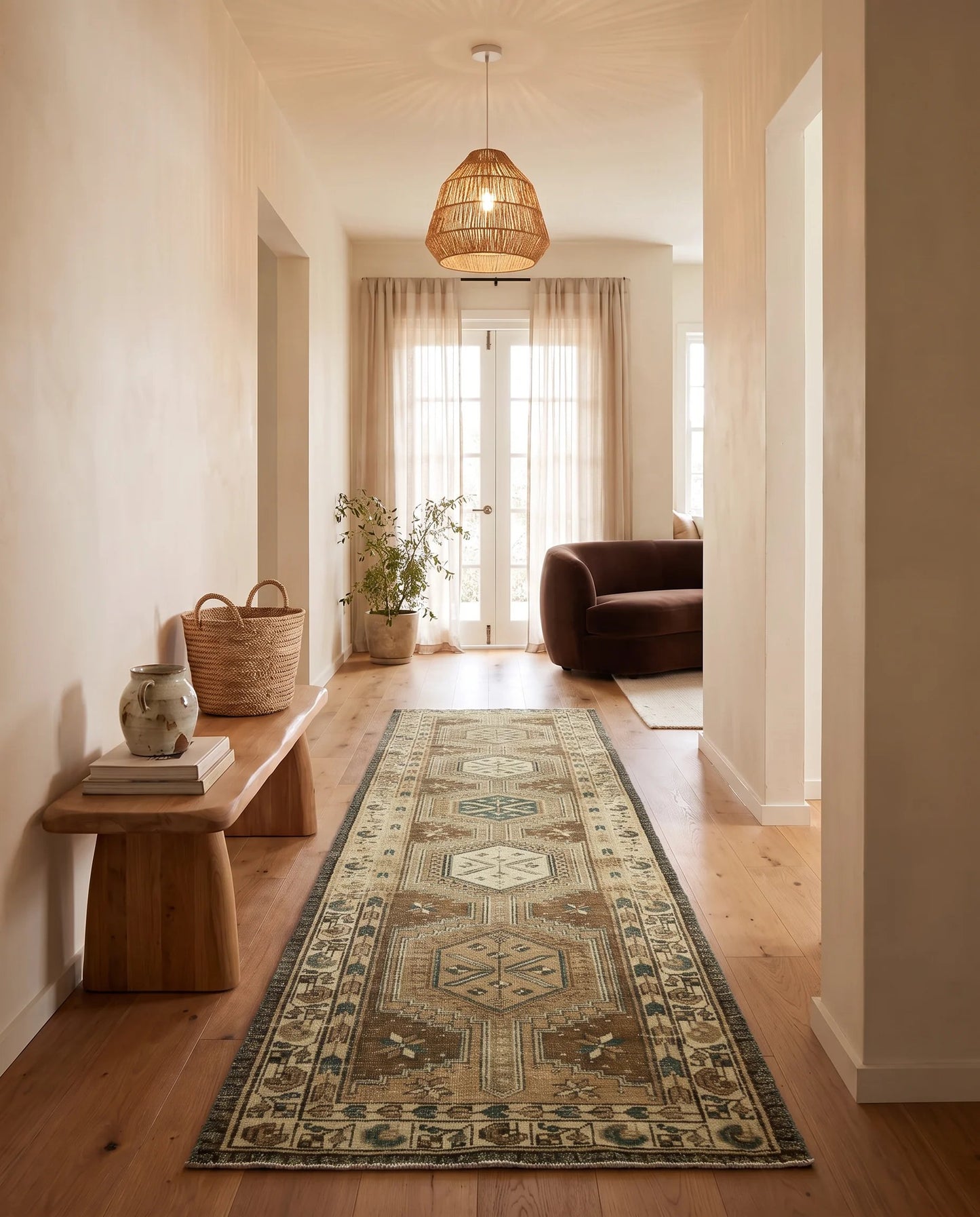 Vintage Persian Serab Runner