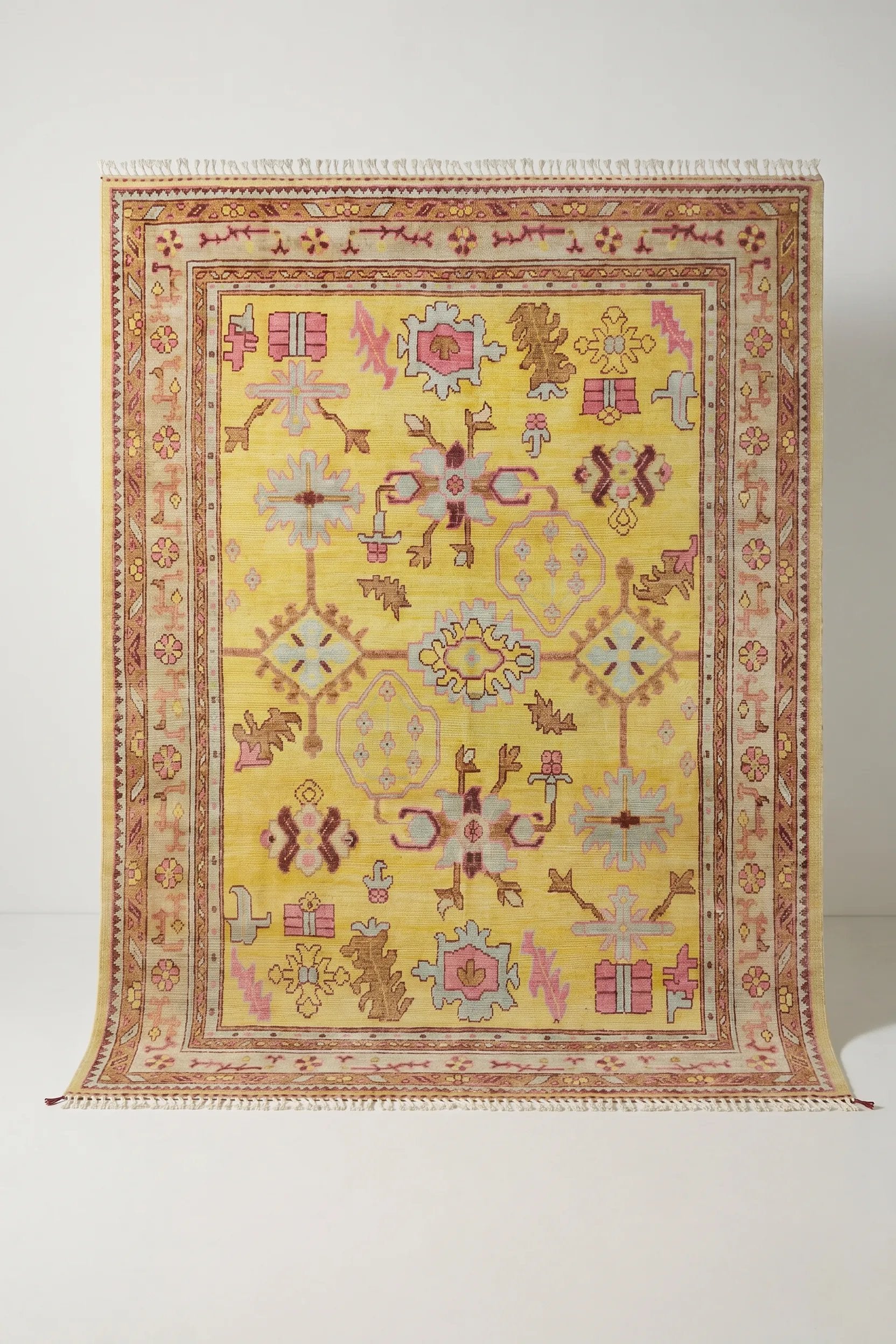 Transitional Oushak Rug