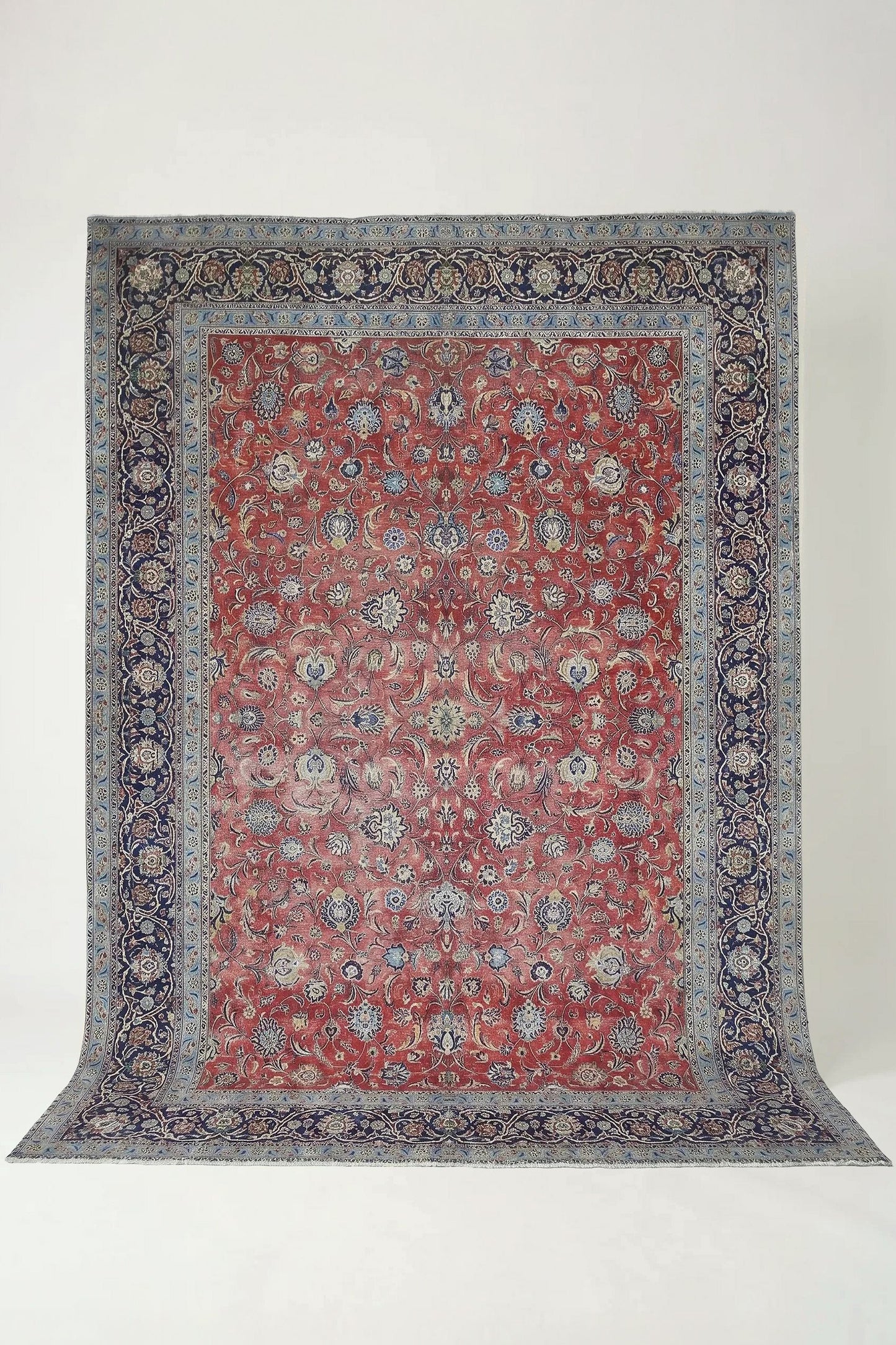 Vintage Persian Kashan Rug
