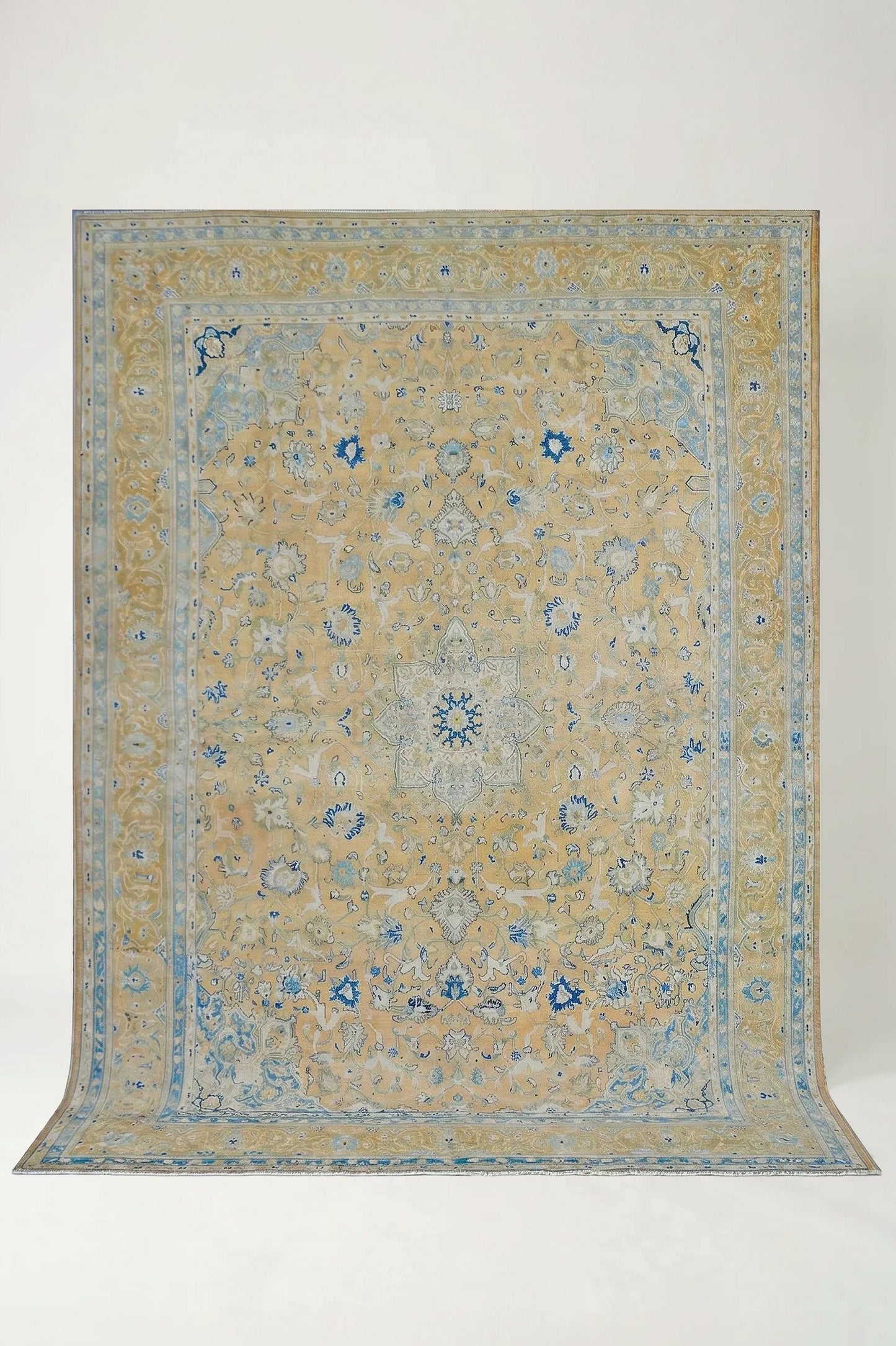 Vintage Persian Kashan Rug