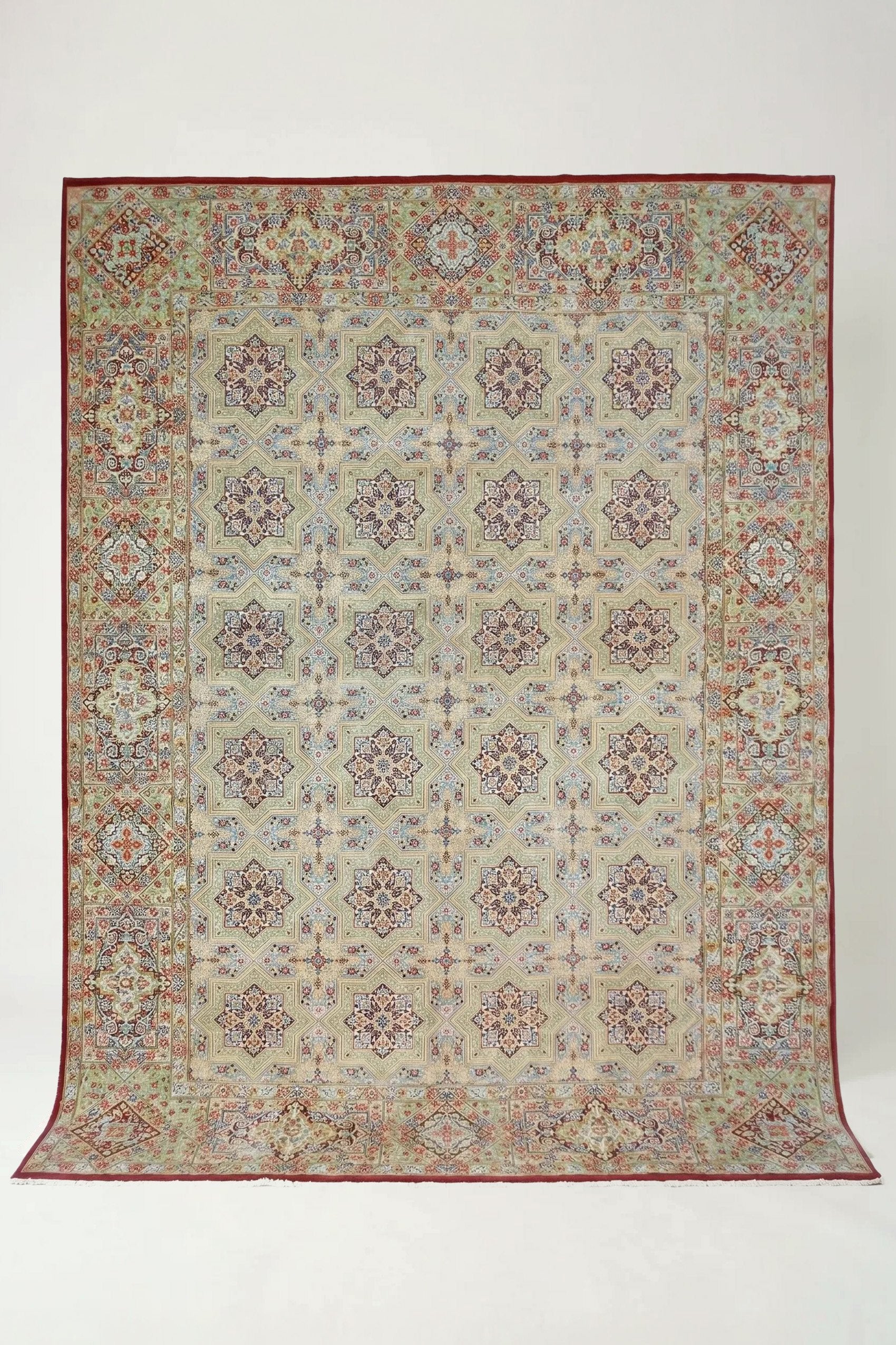Vintage Persian Kerman Rug