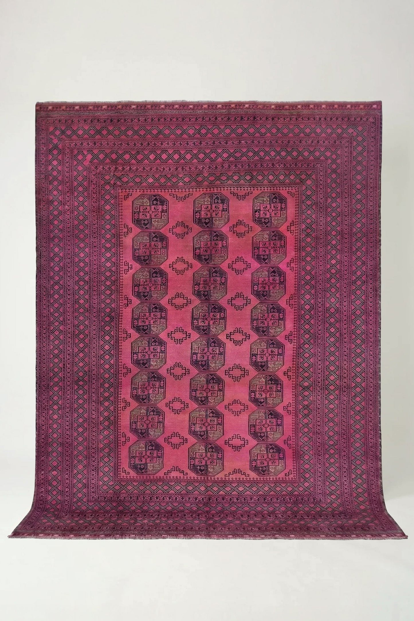 Vintage Turkmen Ersari Rug