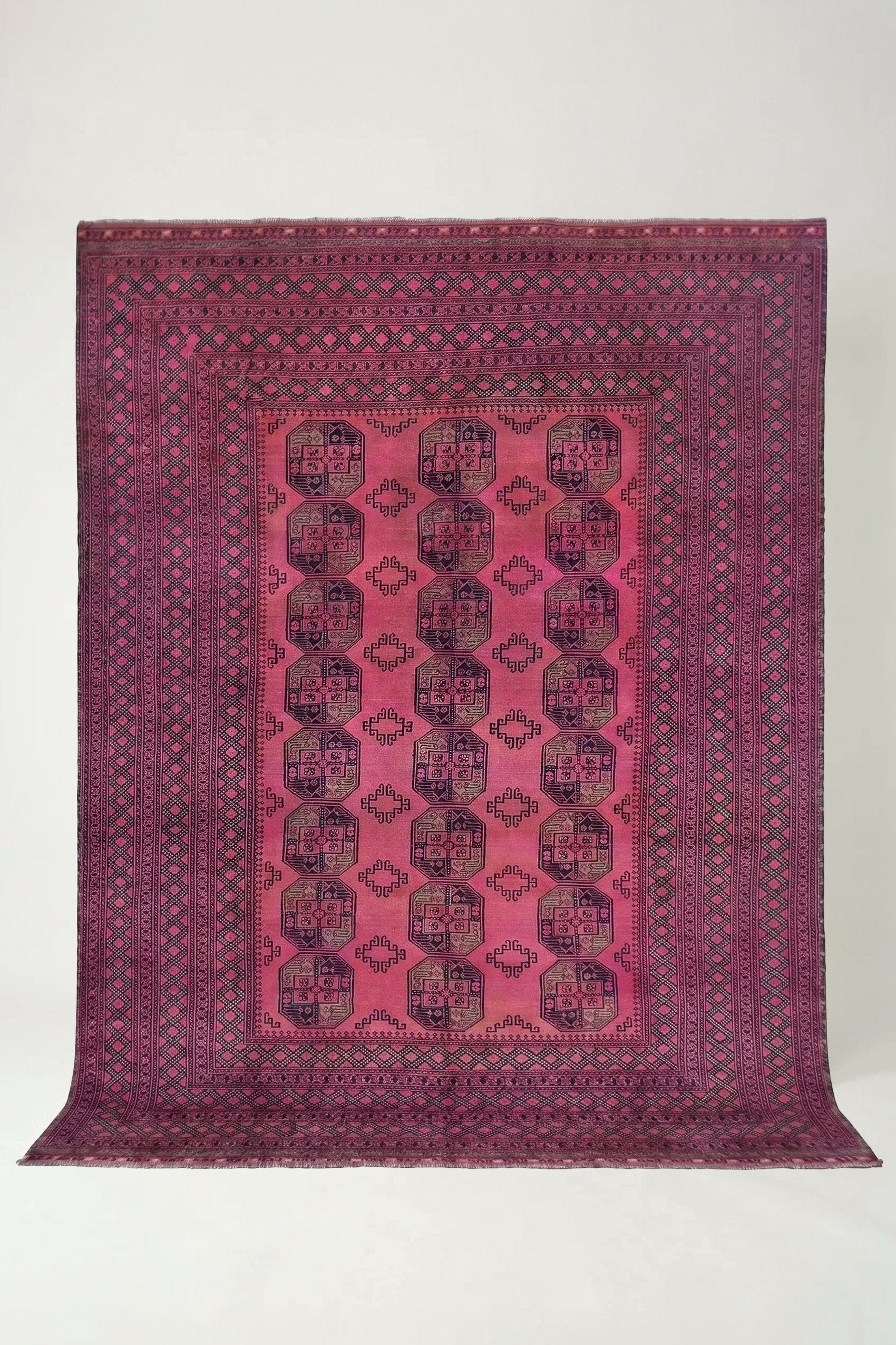 Vintage Turkmen Ersari Rug