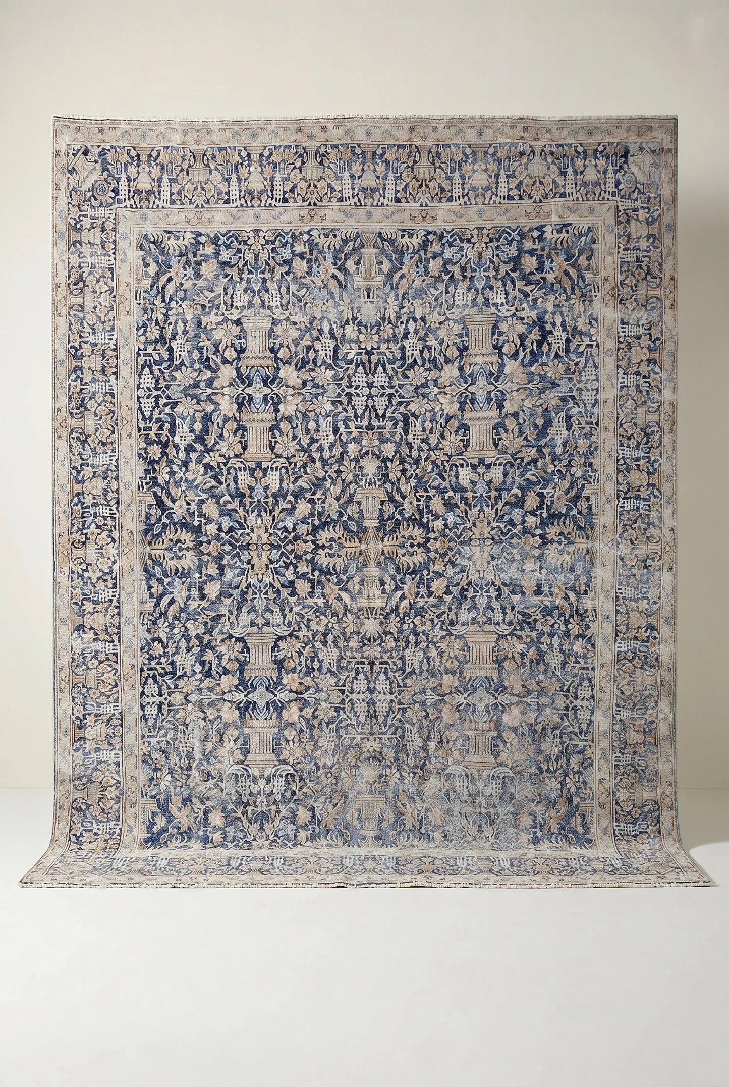 Vintage Persian Kerman Rug