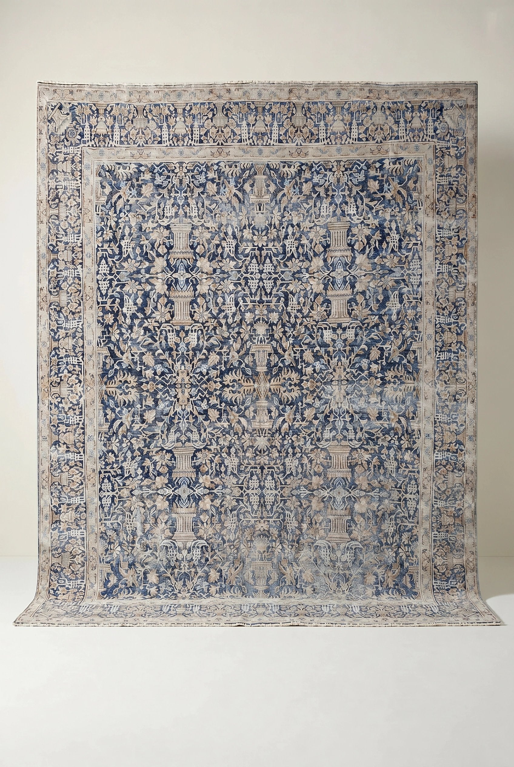Vintage Persian Kerman Rug
