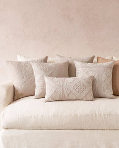 Uzbek Suzani Lumbar Cushion