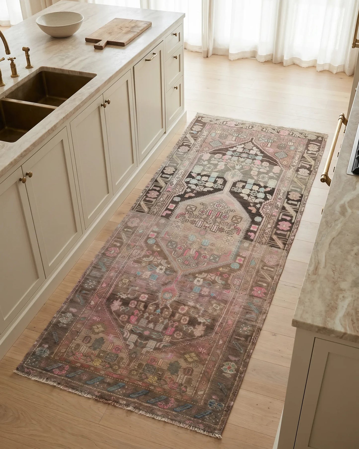 Vintage Persian Hamadan Rug