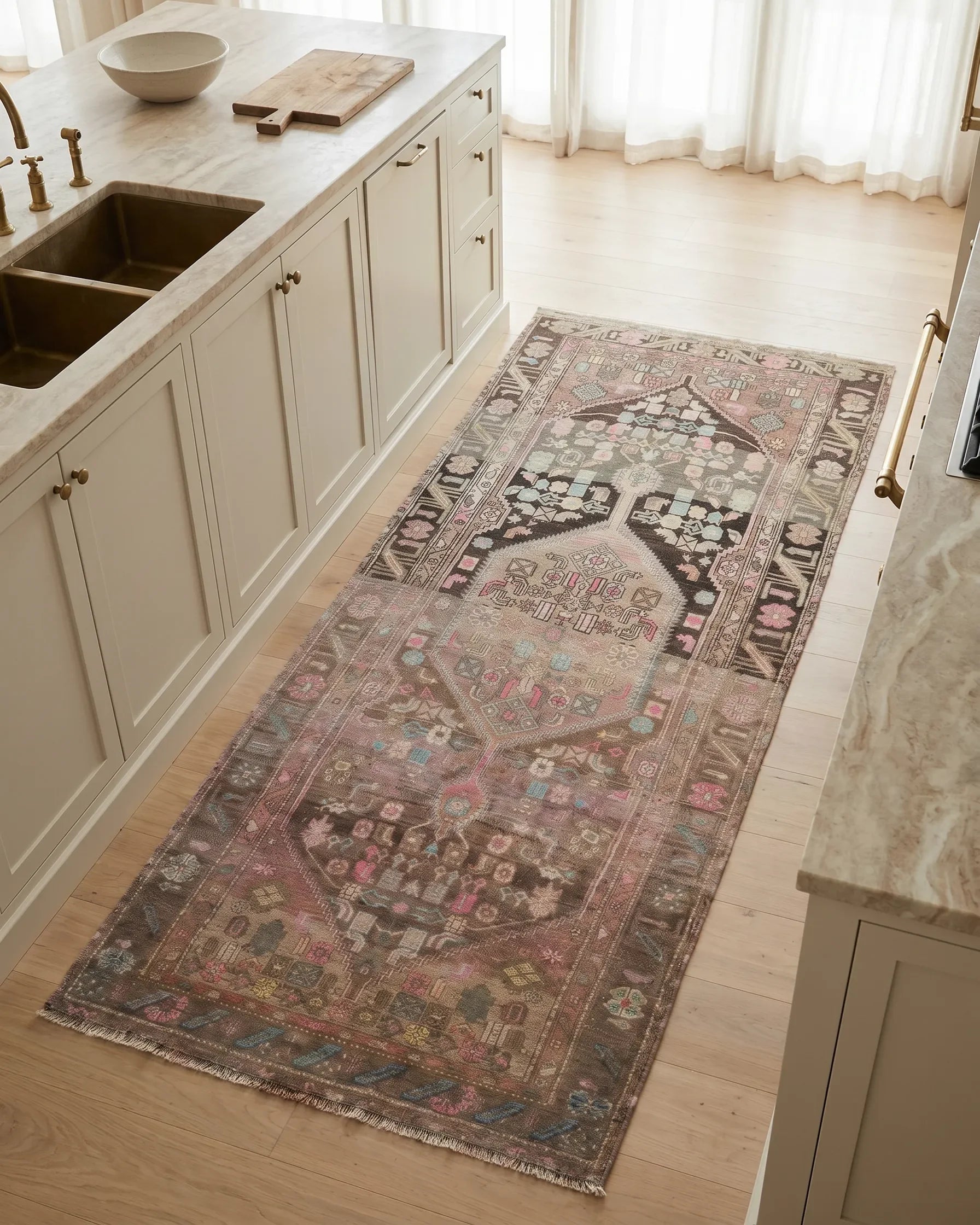 Vintage Persian Hamadan Rug