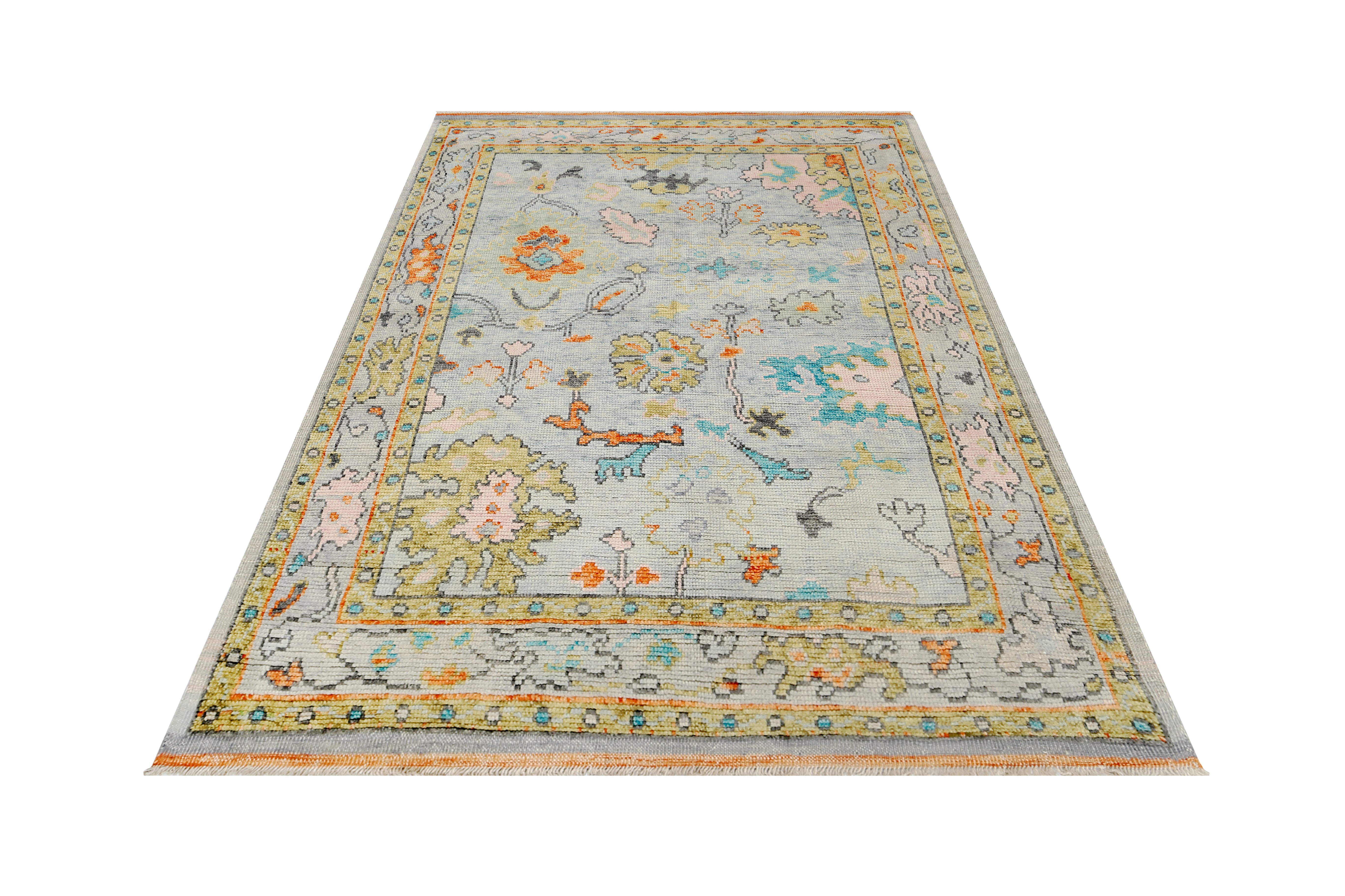 Transitional Oushak Rug