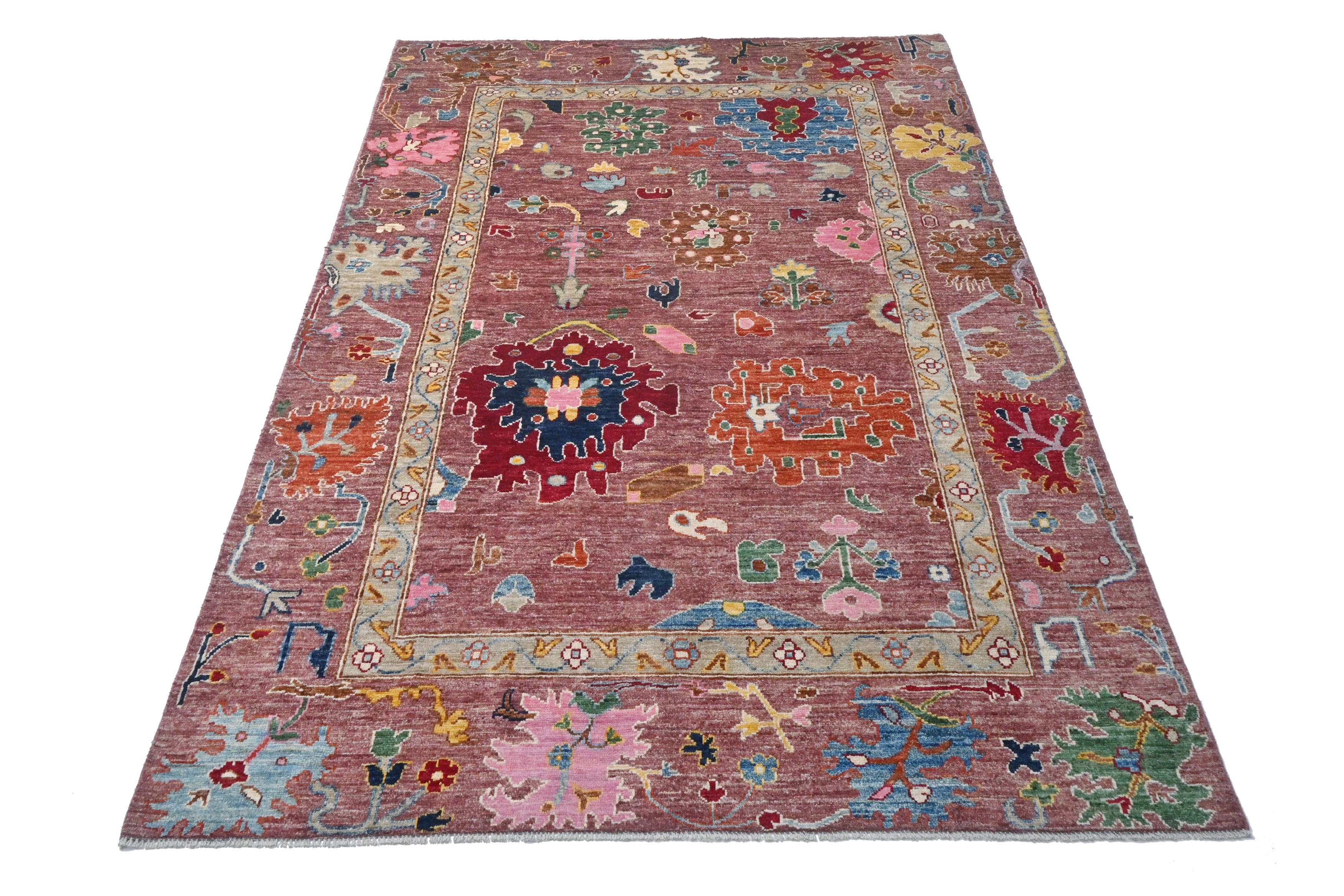Transitional Oushak Rug