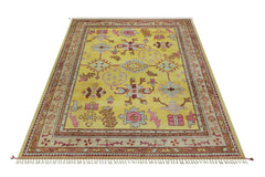 Transitional Oushak Rug
