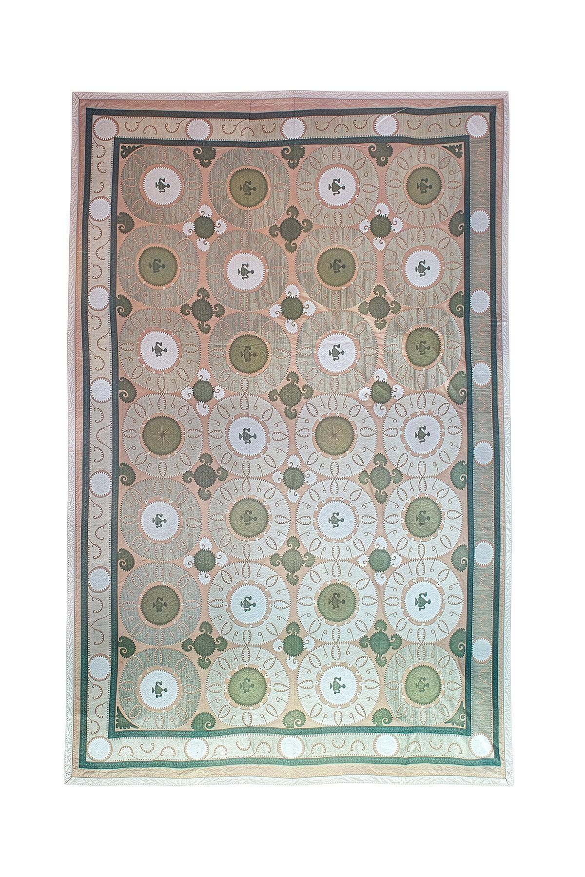 Vintage Silk Uzbek Suzani