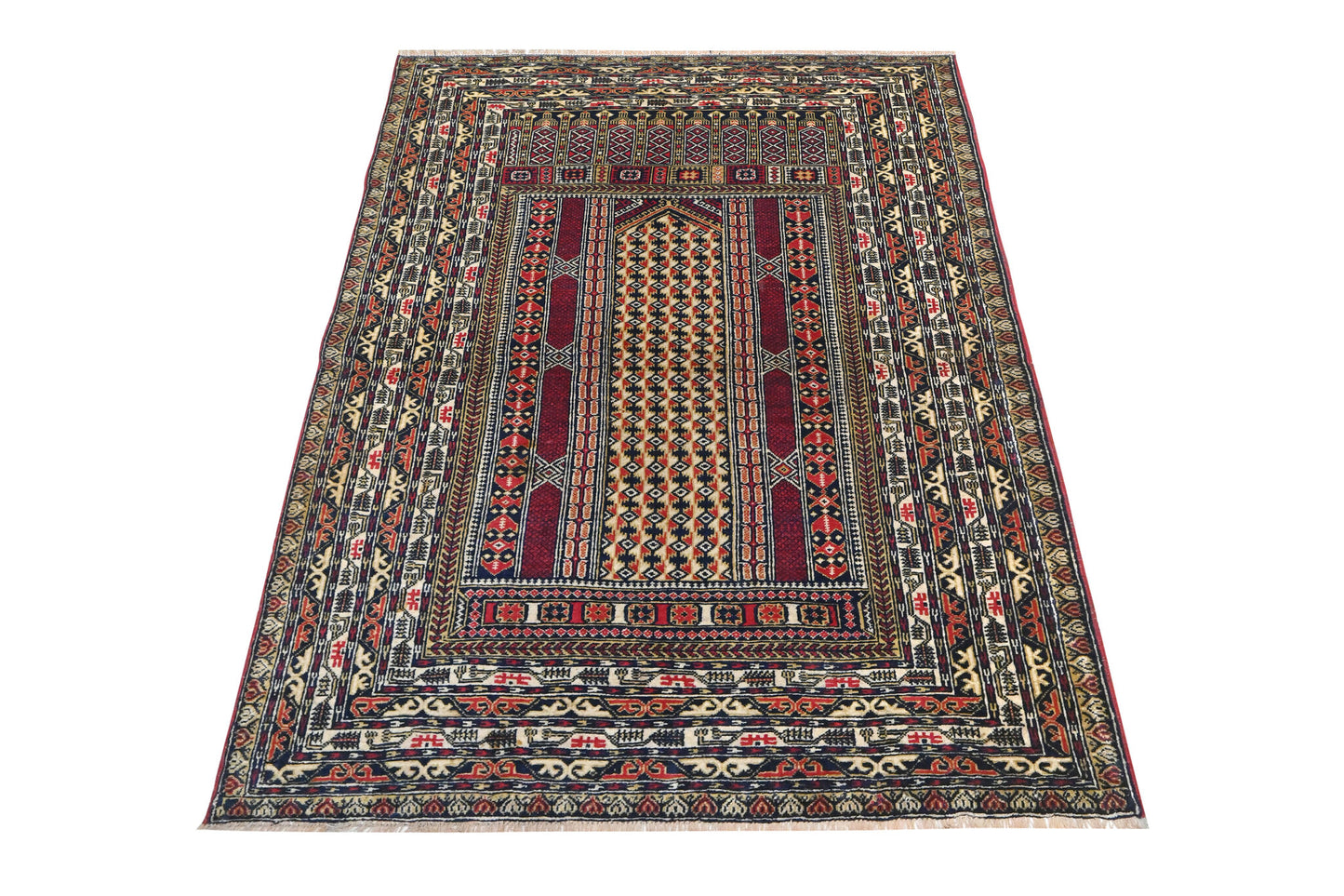 Vintage Afghan Baluch Rug