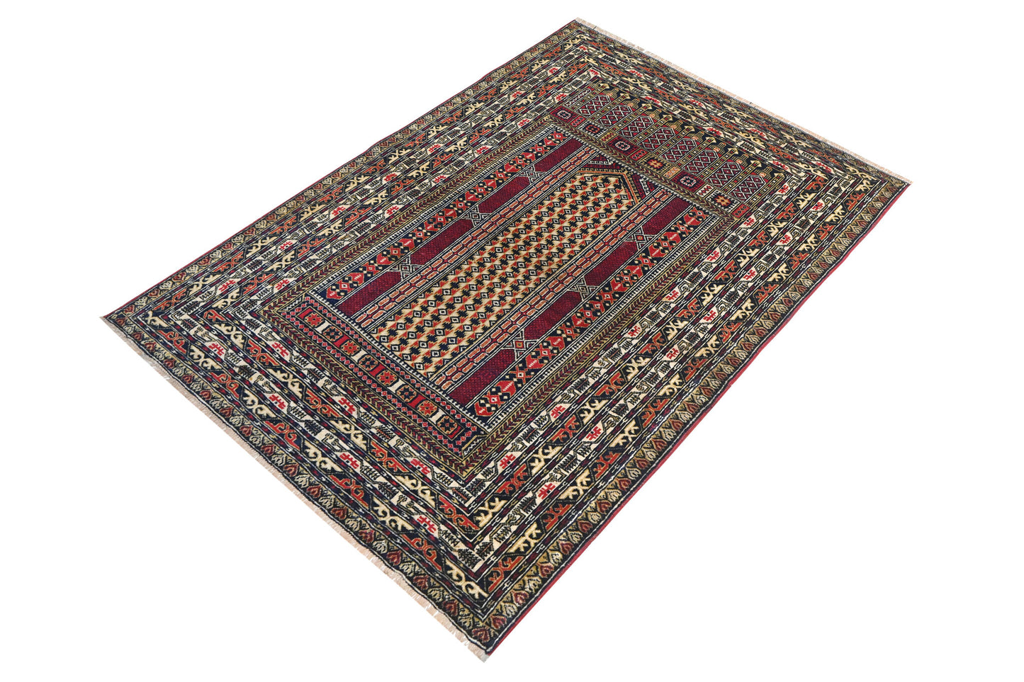 Vintage Afghan Baluch Rug
