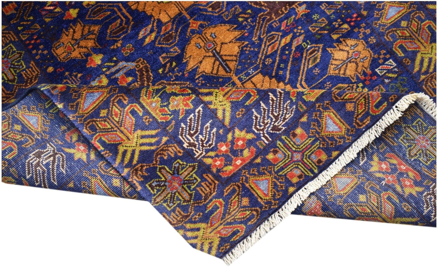 Vintage Afghan Baluch Rug