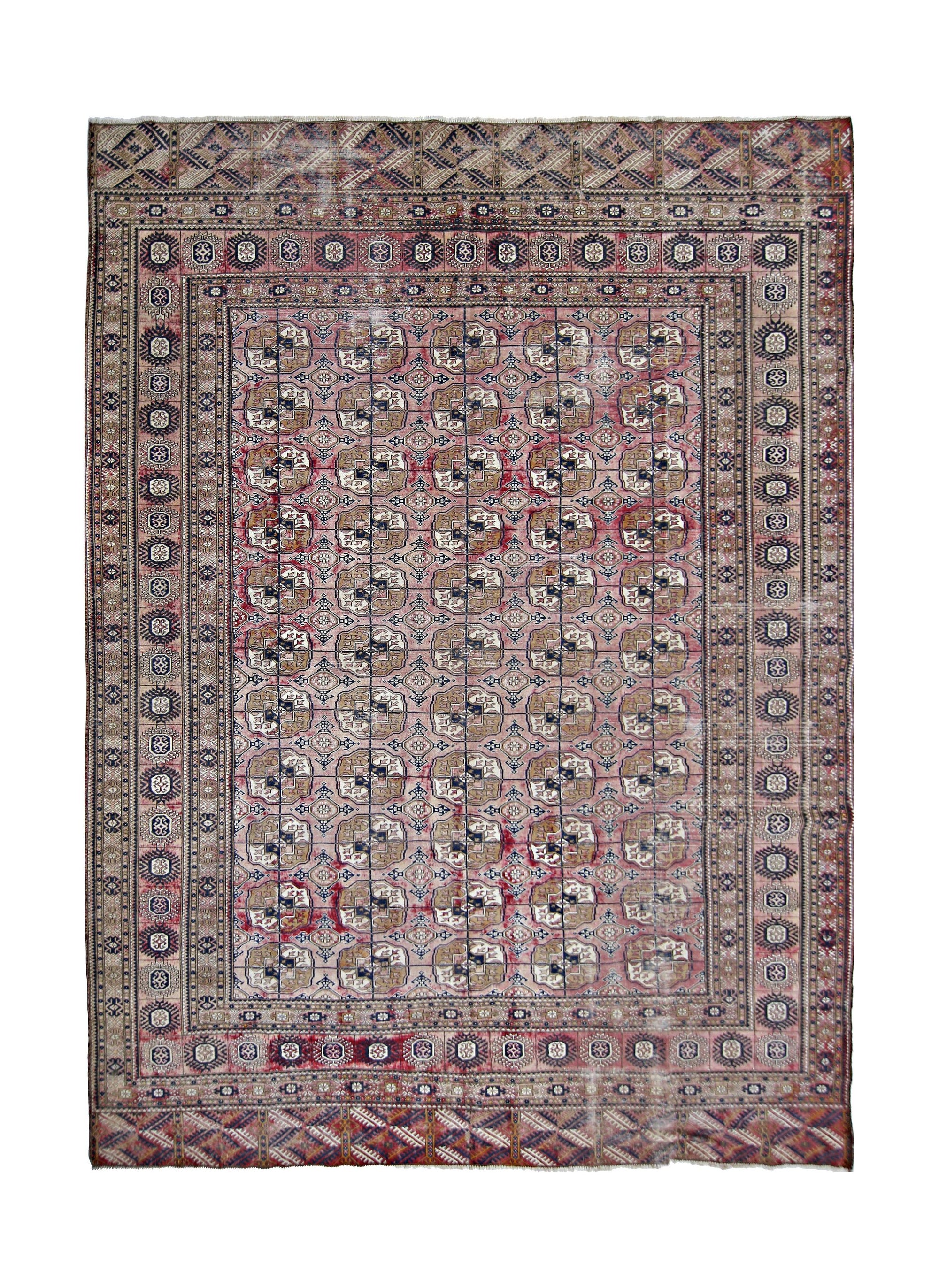 Vintage Afghan Turkmen Rug