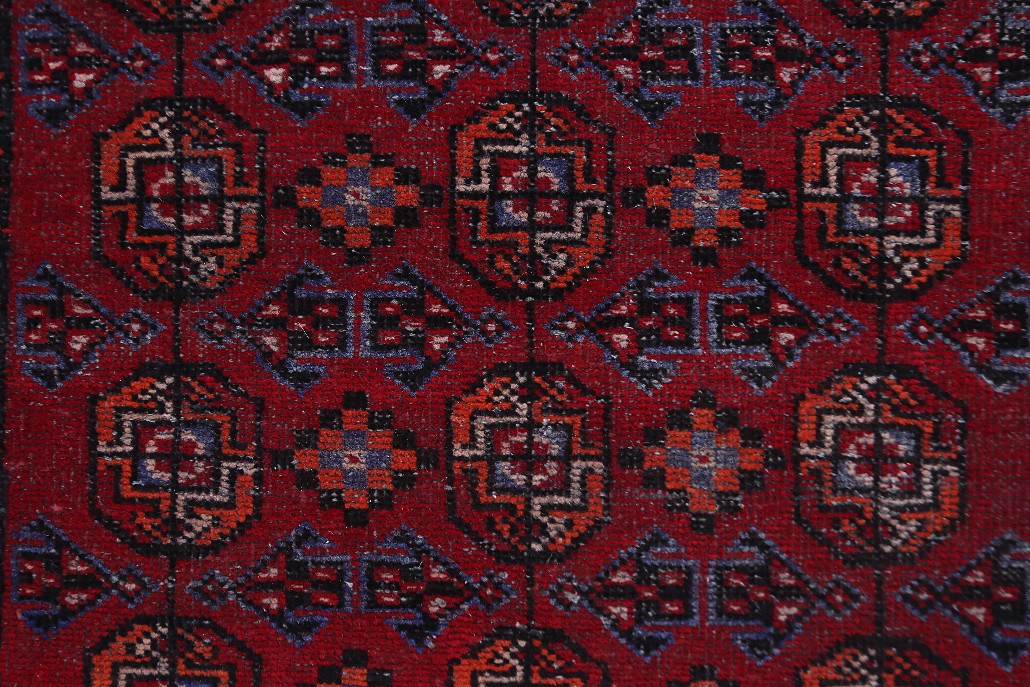 Vintage Afghan Turkmen Runner