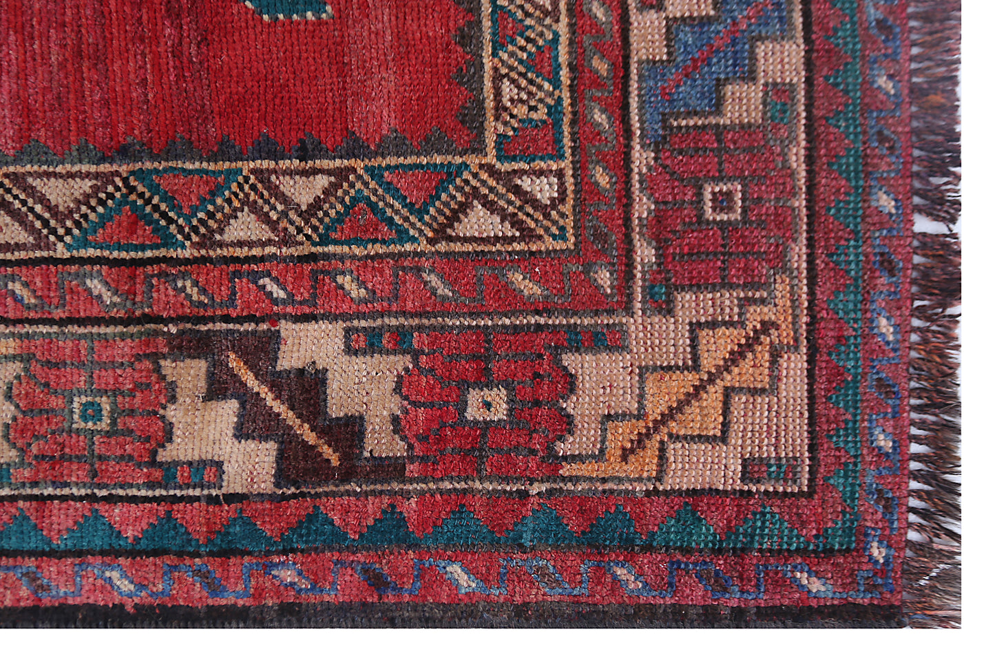 Vintage Caucasian Kazak Rug