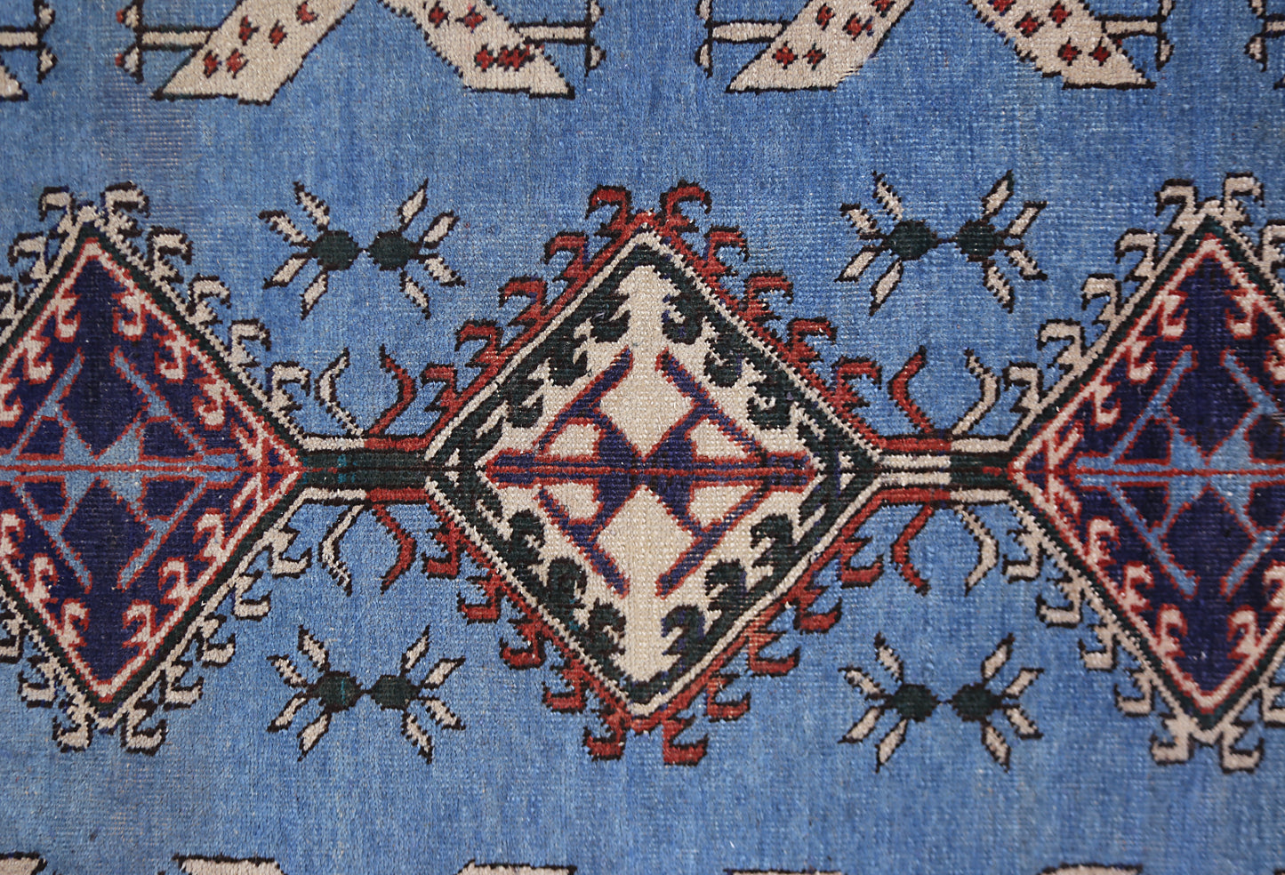 Vintage Caucasian Kazak Runner