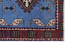 Vintage Caucasian Kazak Runner