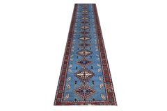 Vintage Caucasian Kazak Runner