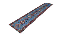 Vintage Caucasian Kazak Runner