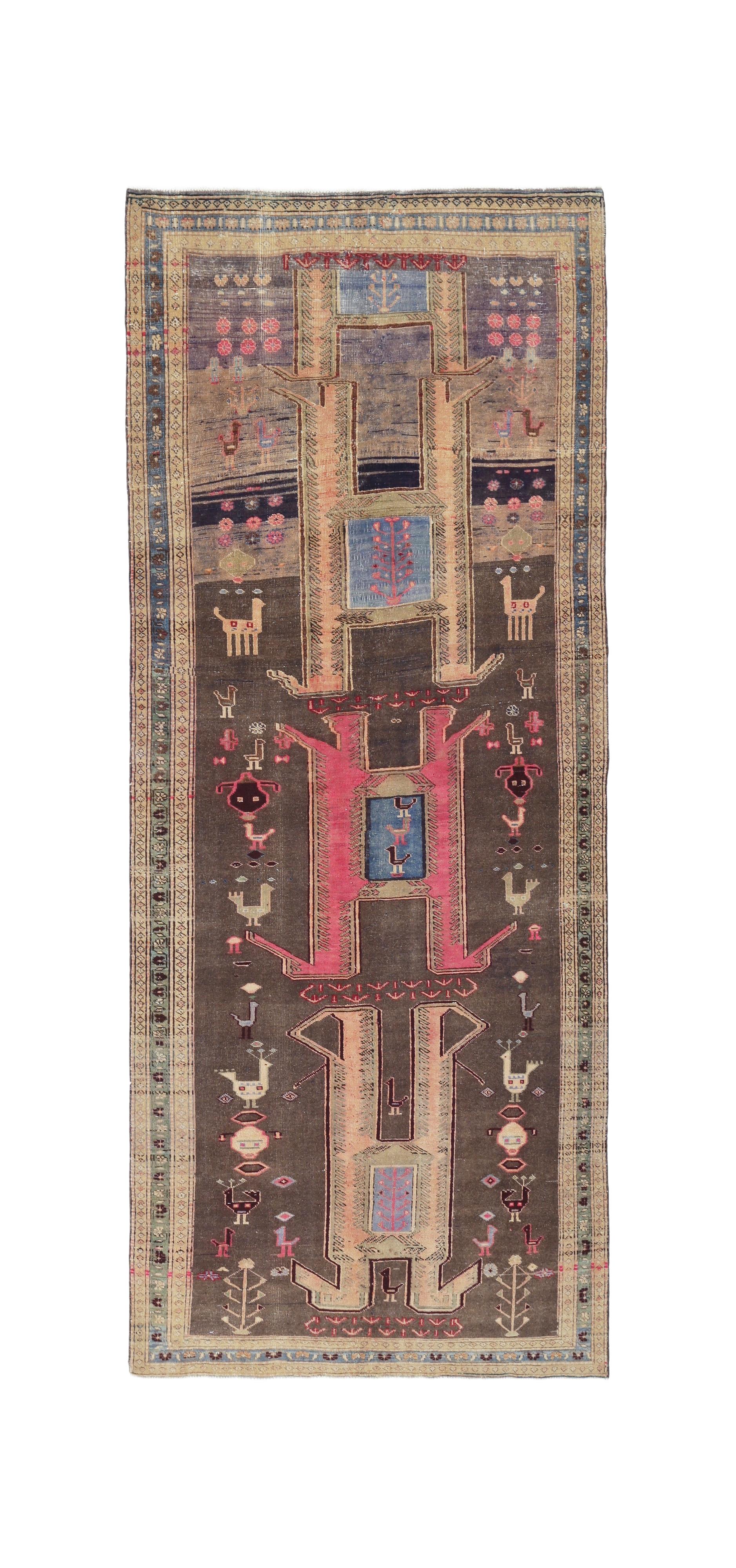 Vintage Persian Ardabil Runner