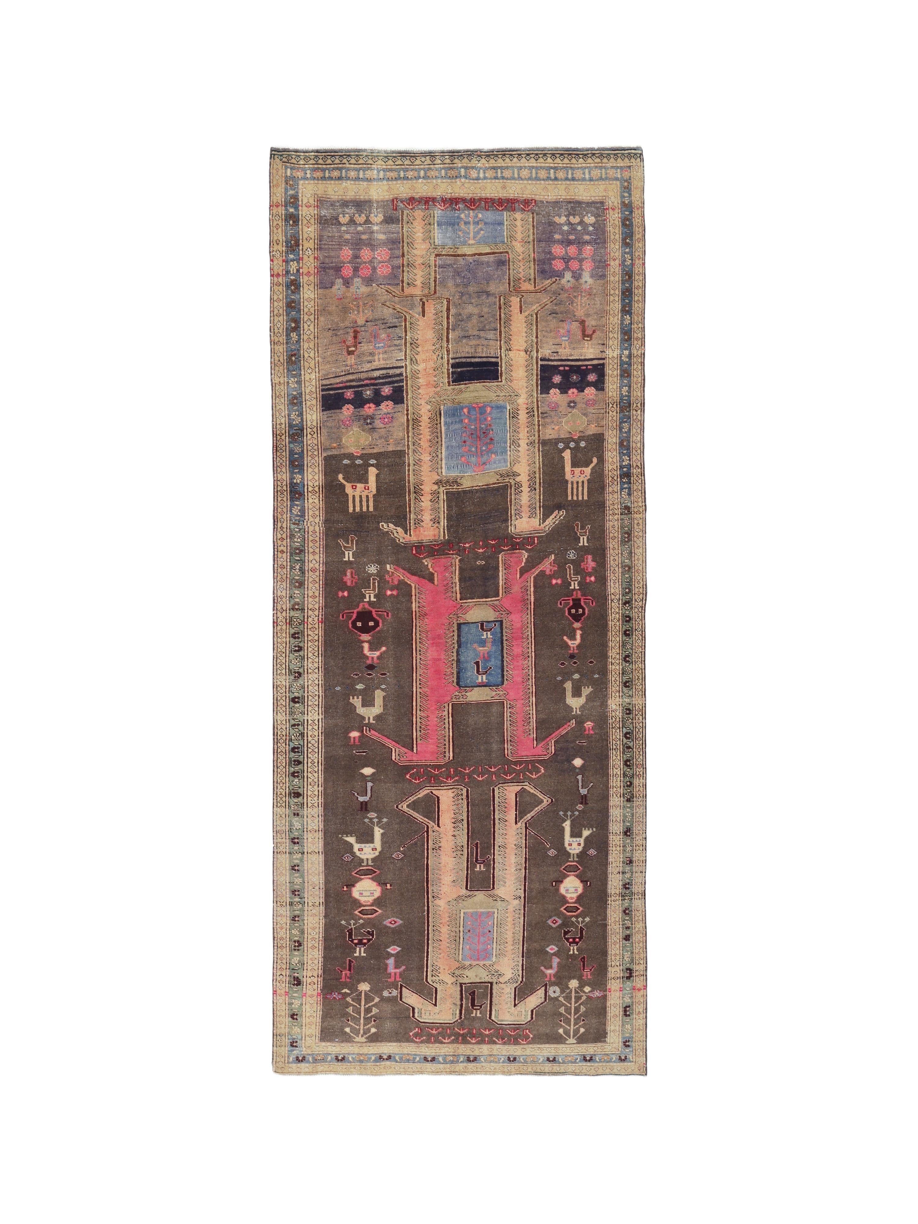 Vintage Persian Ardabil Runner