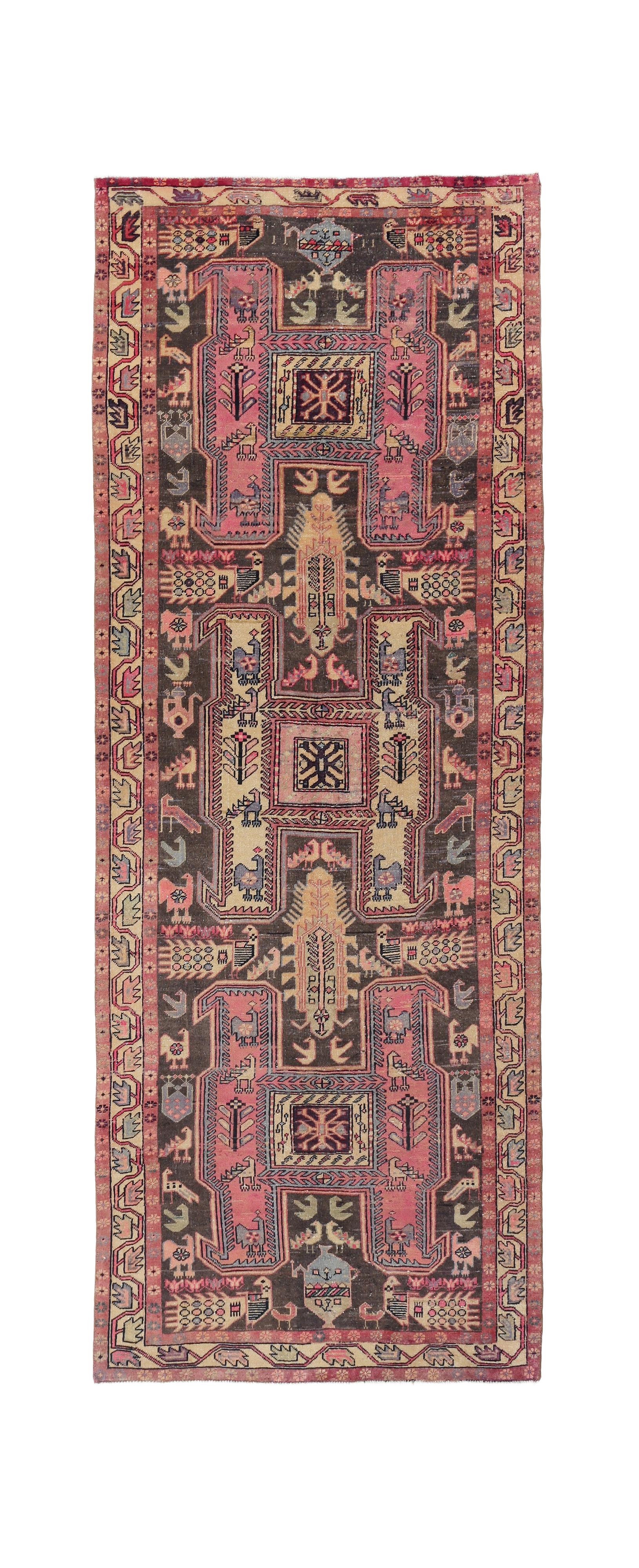 Vintage Persian Ardabil Runner