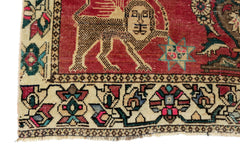 Vintage Persian Bakhtiari Rug – Hunting Scene
