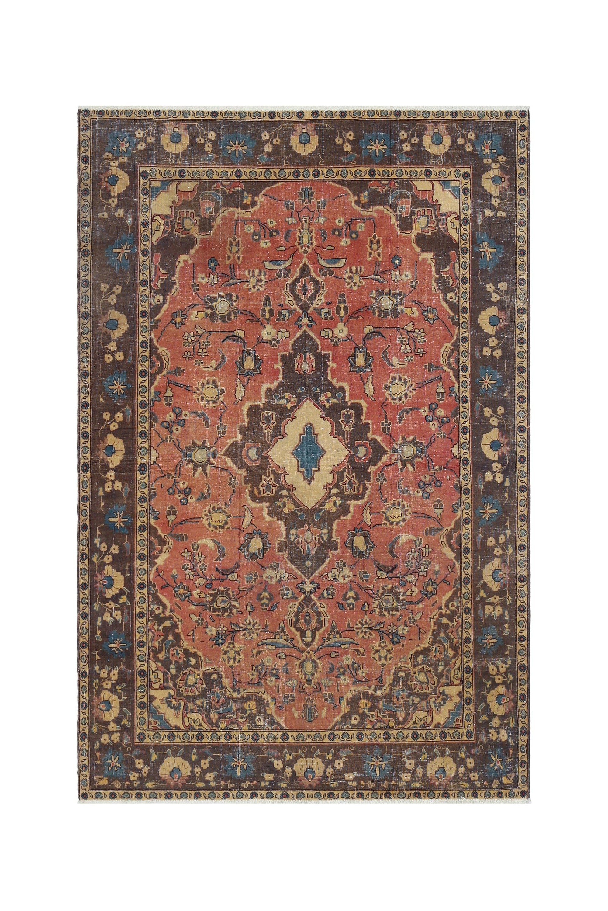 Vintage Persian Bakhtiari Rug