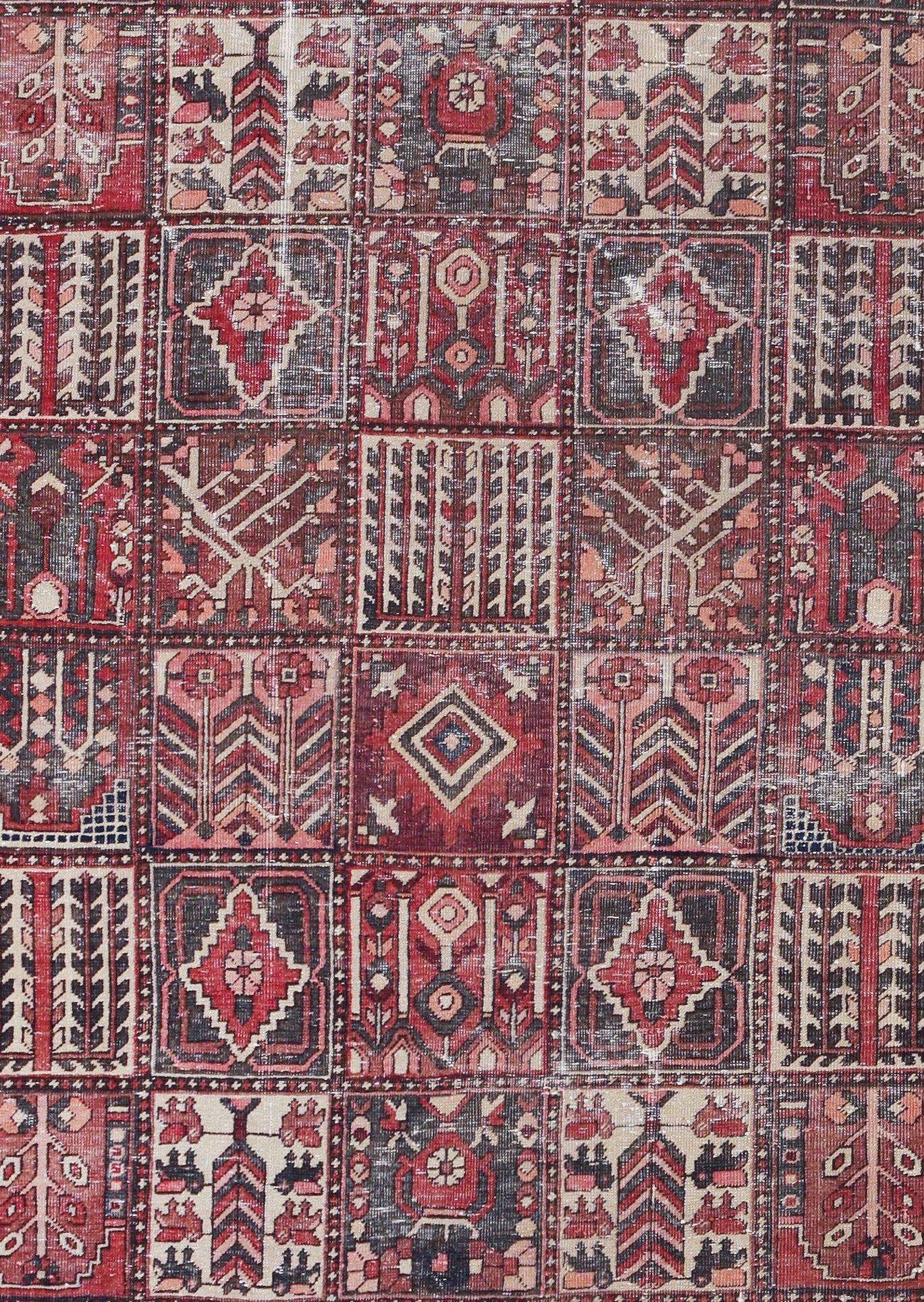 Vintage Persian Bakhtiari Rug