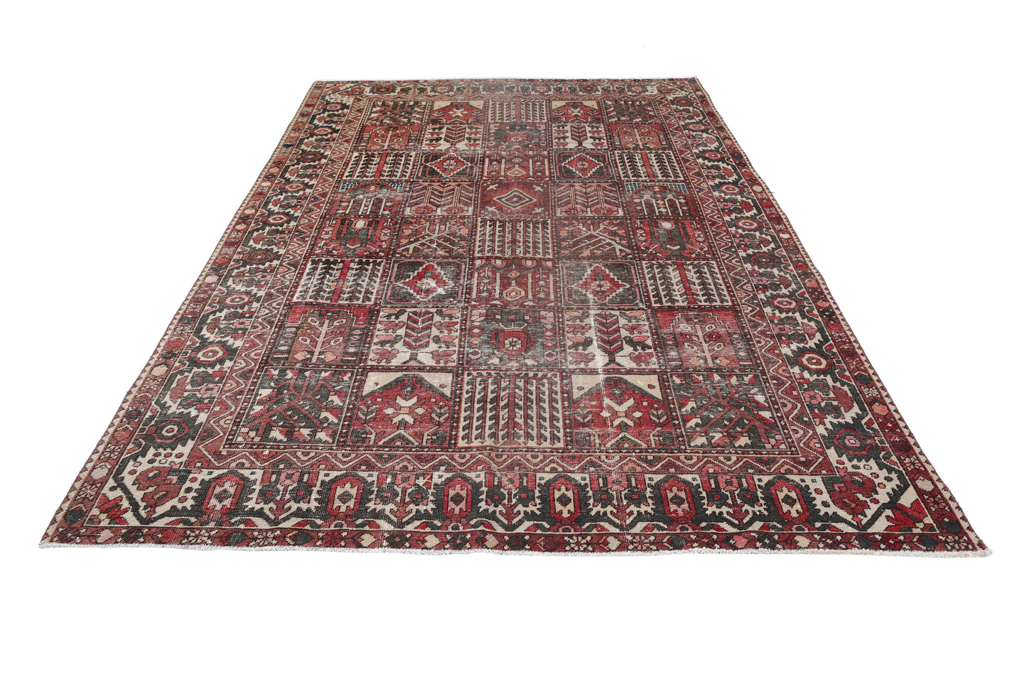Vintage Persian Bakhtiari Rug