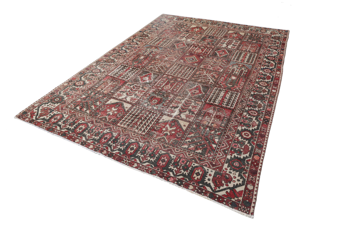 Vintage Persian Bakhtiari Rug
