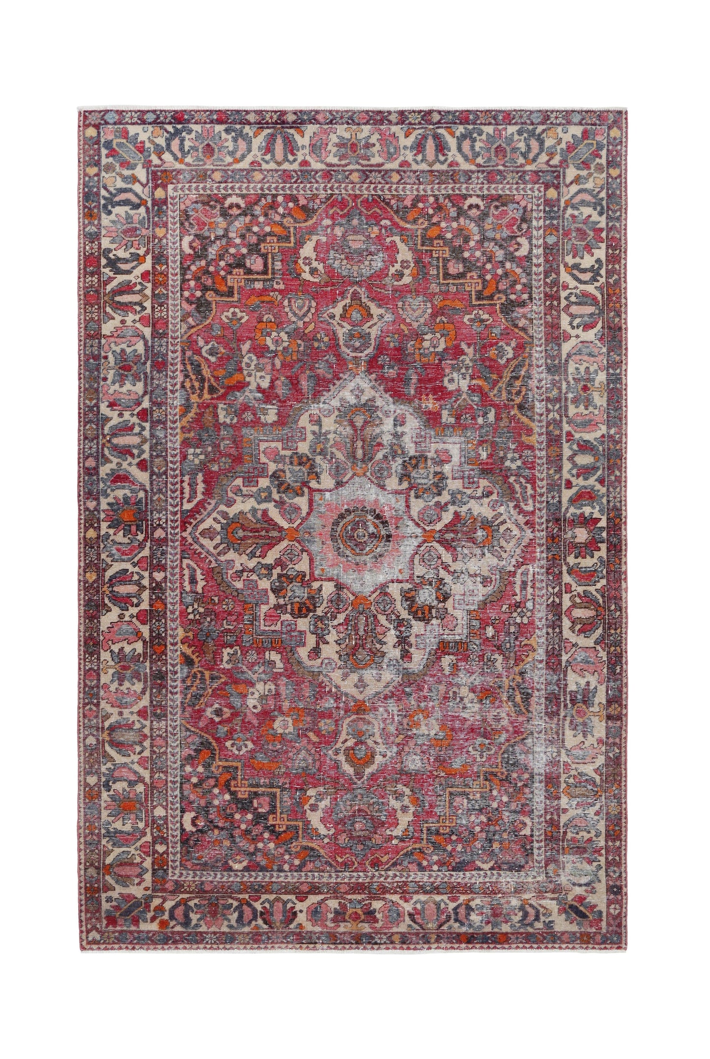 Vintage Persian Bakhtiari Rug