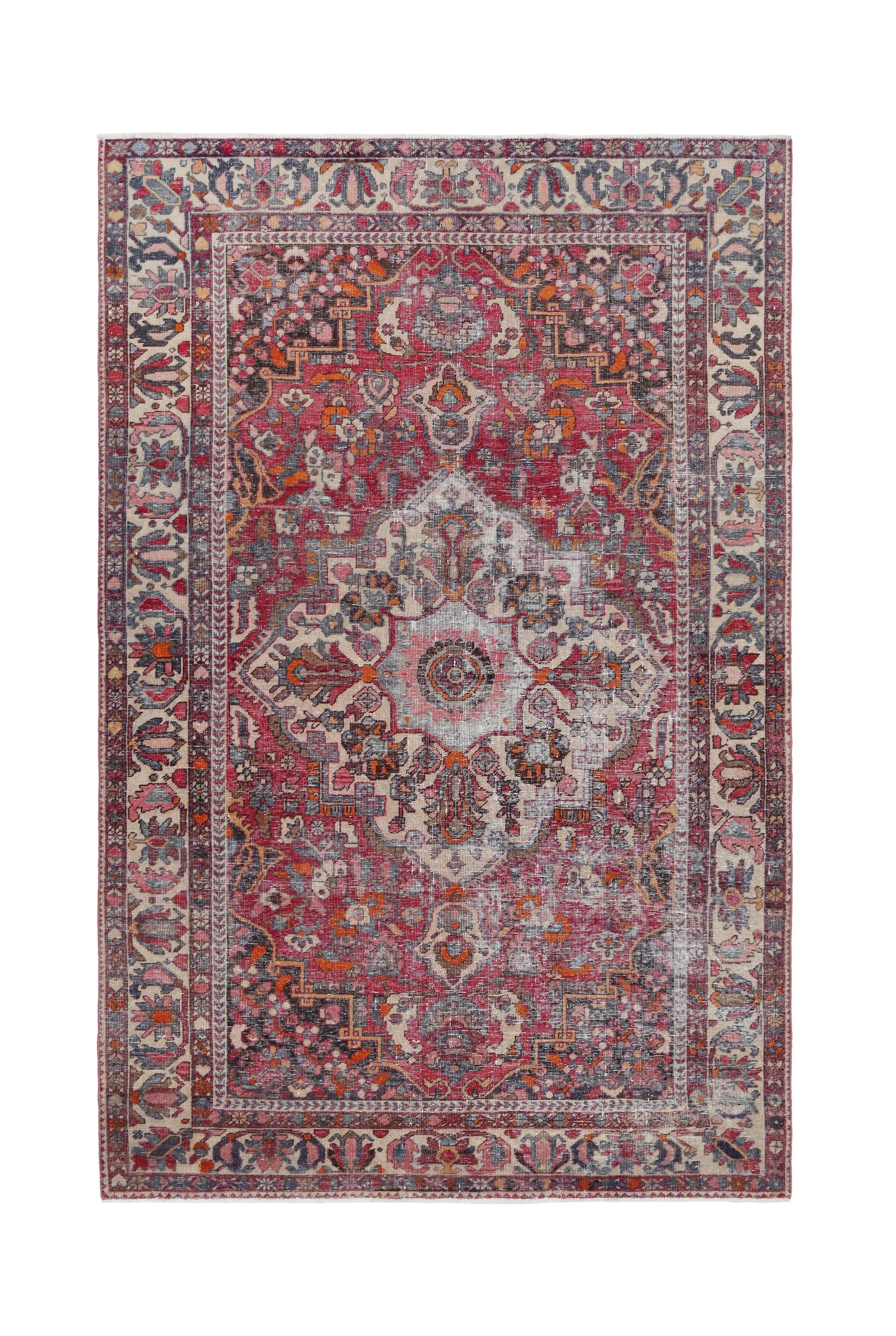 Vintage Persian Bakhtiari Rug